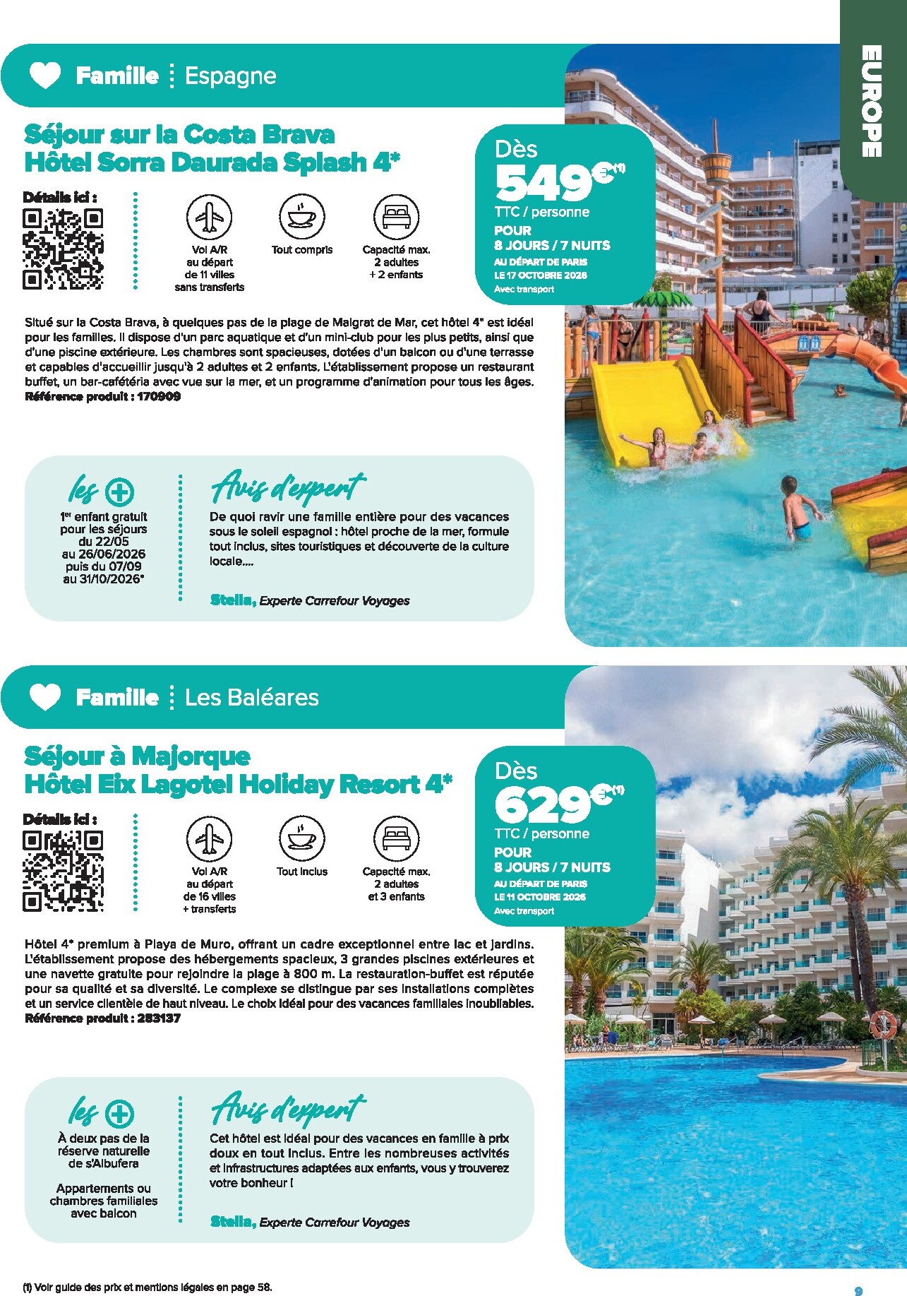 carrefour - Current Carrefour - Voyagez leaflet valid from de jeudi 01/01/2026 to du mardi 30/06/2026 - page: 9