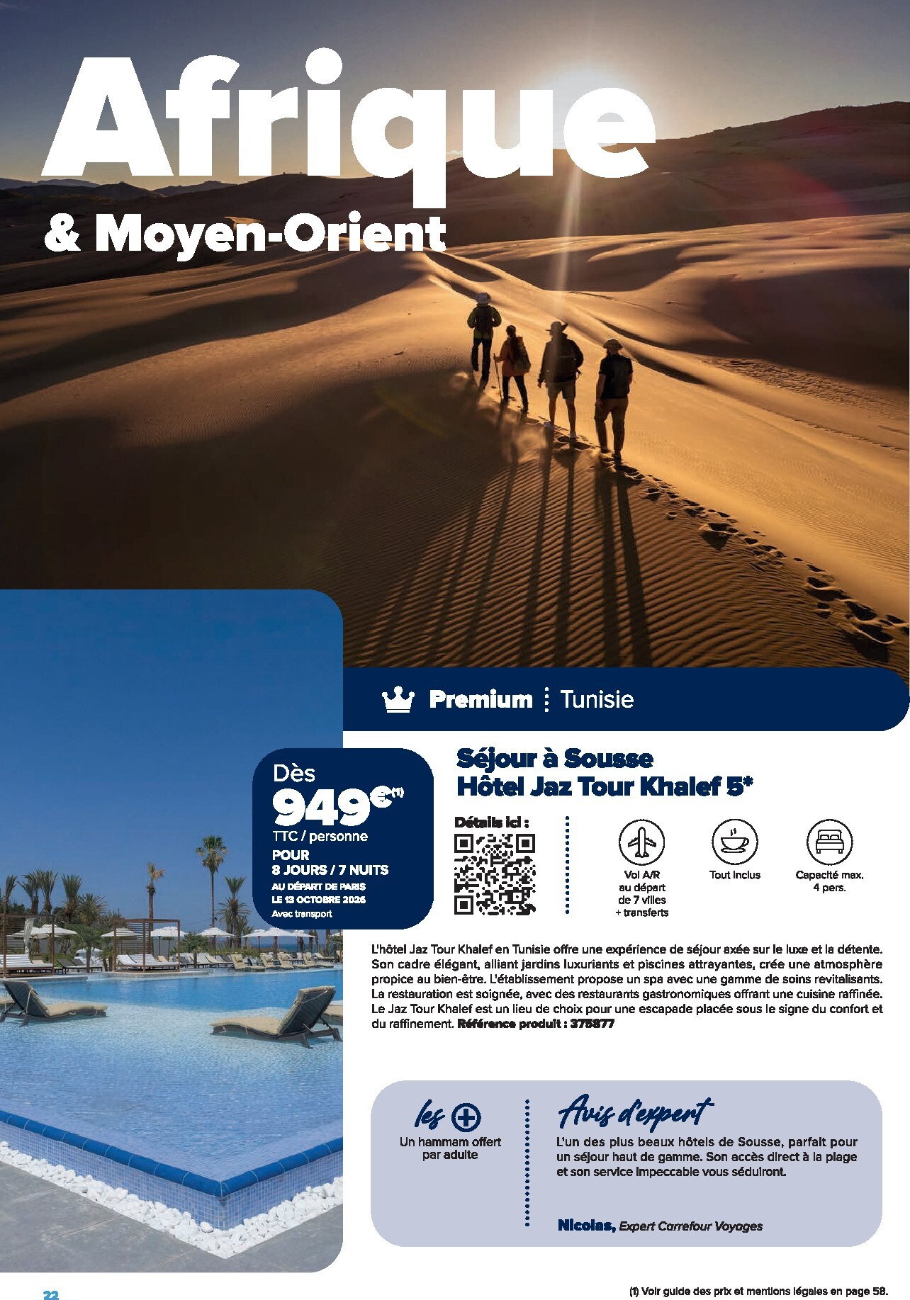 carrefour - Current Carrefour - Voyagez leaflet valid from de jeudi 01/01/2026 to du mardi 30/06/2026 - page: 22