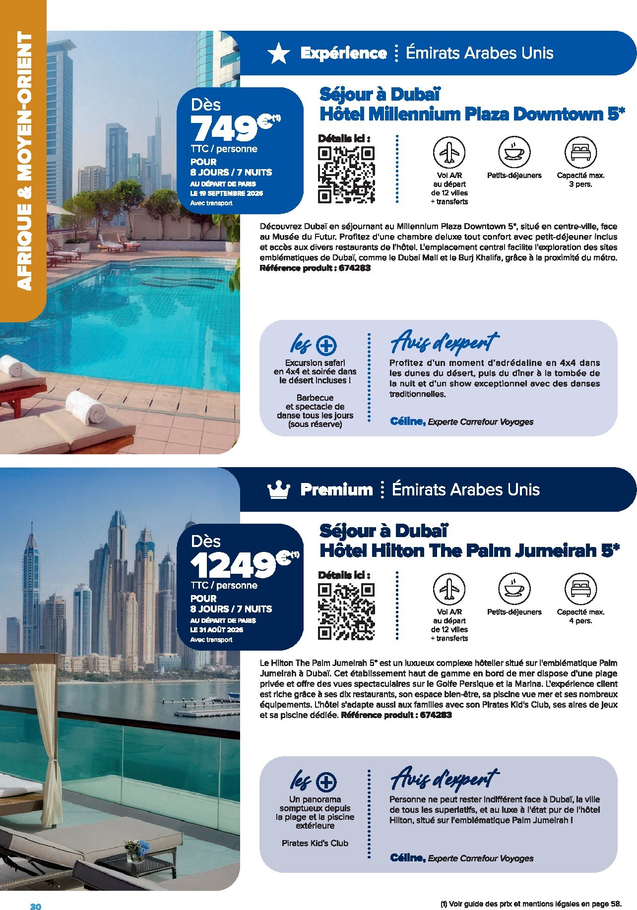 carrefour - Current Carrefour - Voyagez leaflet valid from de jeudi 01/01/2026 to du mardi 30/06/2026 - page: 30