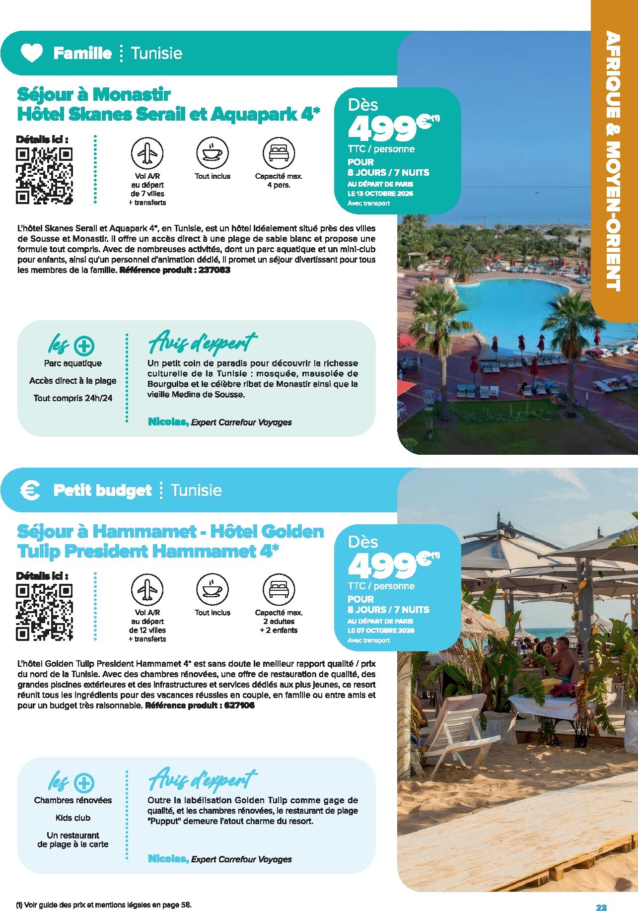 carrefour - Current Carrefour - Voyagez leaflet valid from de jeudi 01/01/2026 to du mardi 30/06/2026 - page: 23