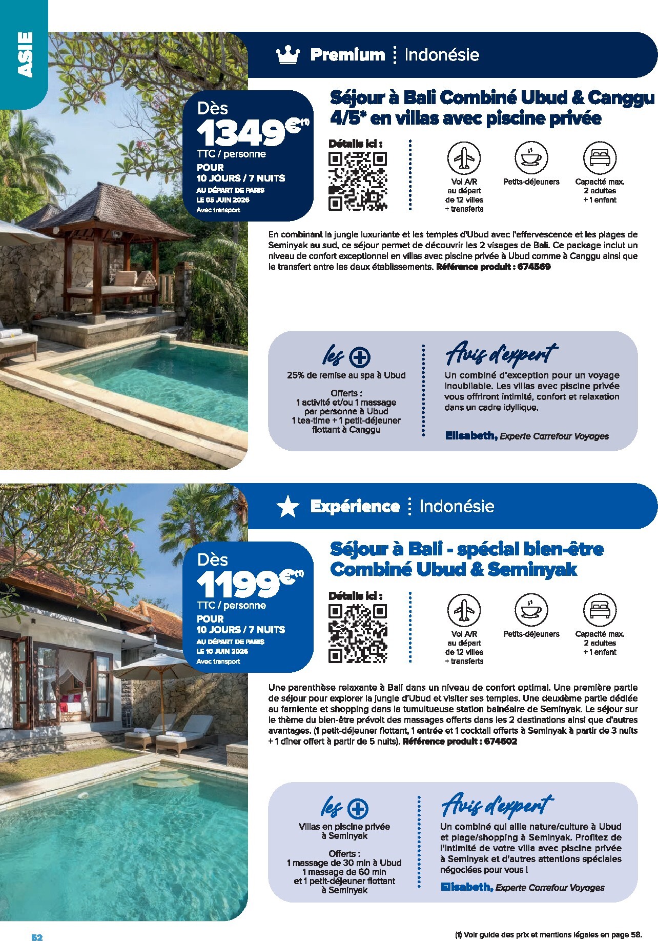 carrefour - Current Carrefour - Voyagez leaflet valid from de jeudi 01/01/2026 to du mardi 30/06/2026 - page: 52