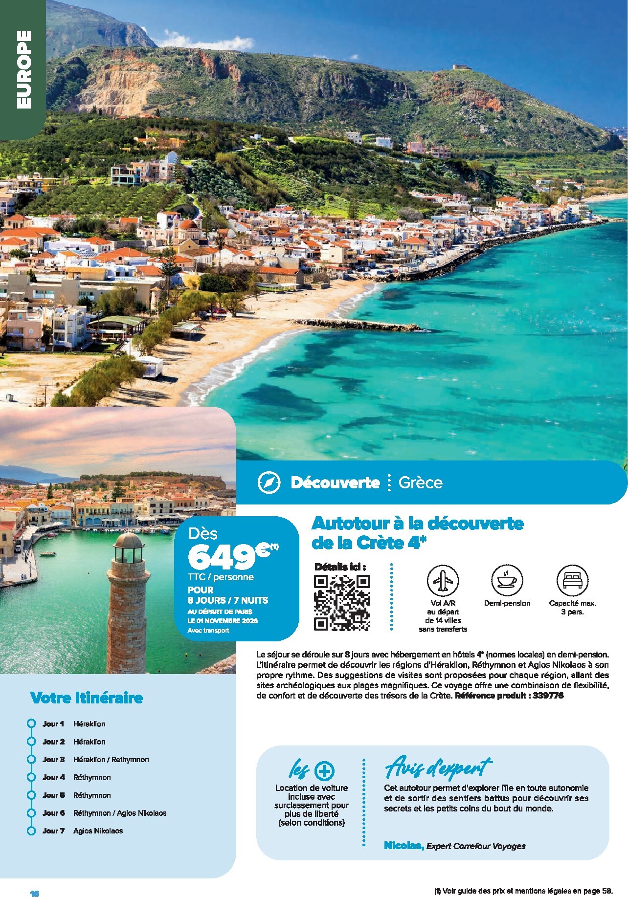carrefour - Current Carrefour - Voyagez leaflet valid from de jeudi 01/01/2026 to du mardi 30/06/2026 - page: 16