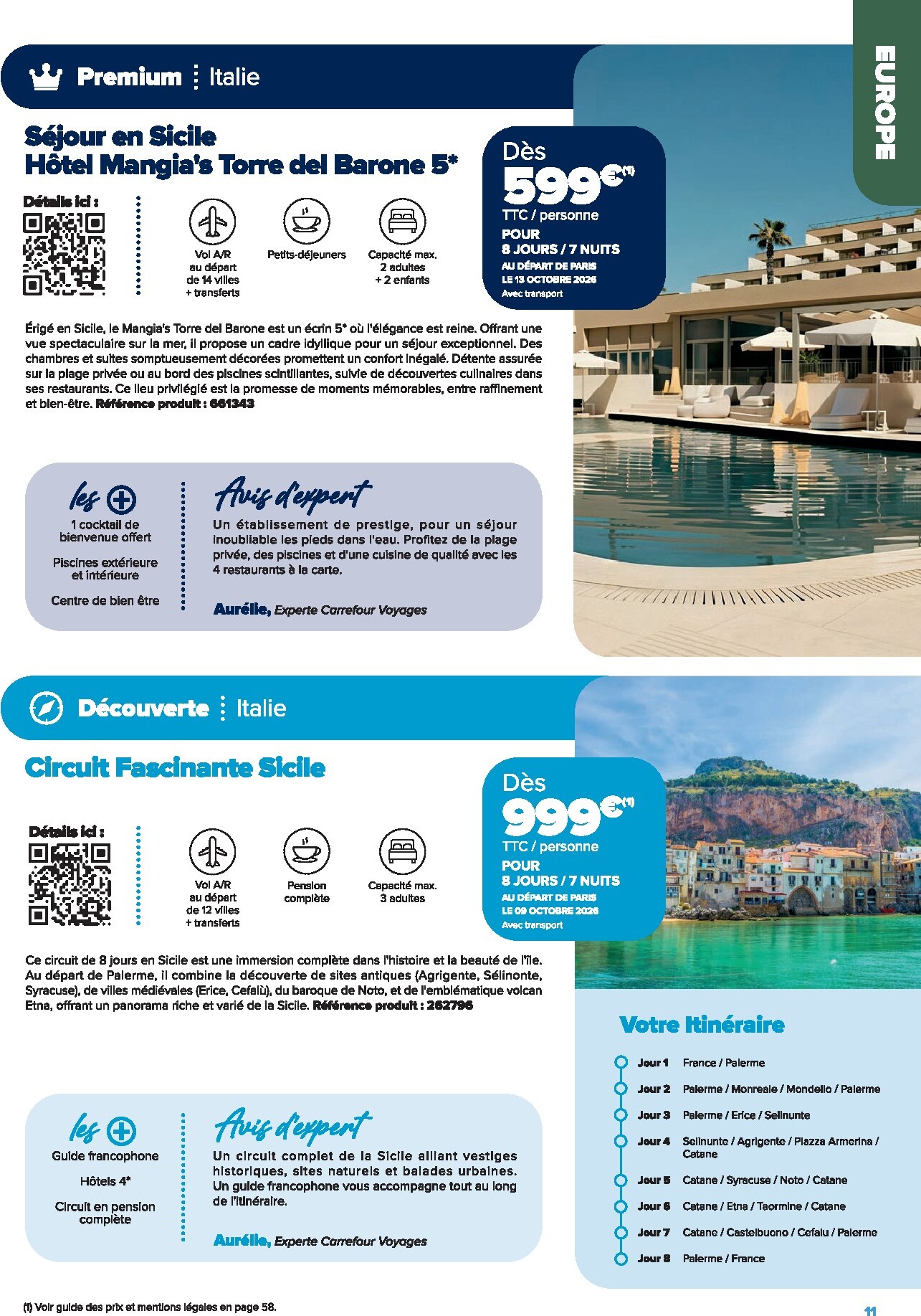 carrefour - Current Carrefour - Voyagez leaflet valid from de jeudi 01/01/2026 to du mardi 30/06/2026 - page: 11