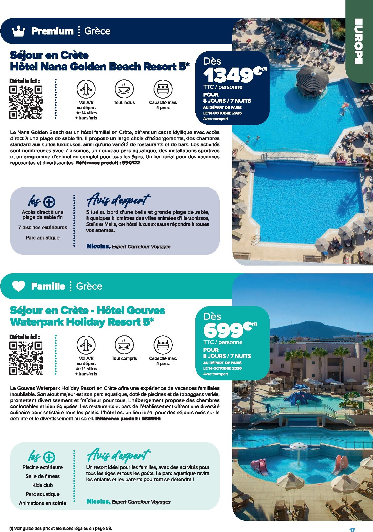 carrefour - Current Carrefour - Voyagez leaflet valid from de jeudi 01/01/2026 to du mardi 30/06/2026 - page: 17