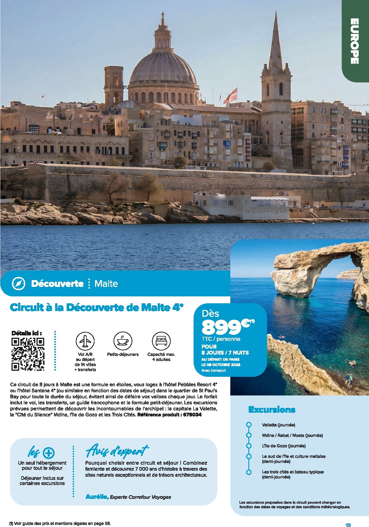 carrefour - Current Carrefour - Voyagez leaflet valid from de jeudi 01/01/2026 to du mardi 30/06/2026 - page: 15