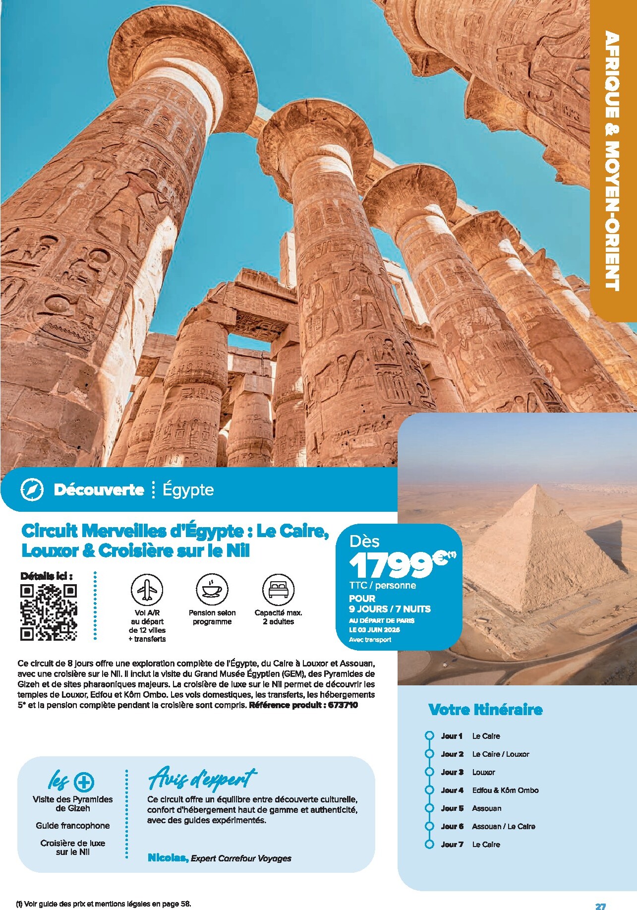carrefour - Current Carrefour - Voyagez leaflet valid from de jeudi 01/01/2026 to du mardi 30/06/2026 - page: 27