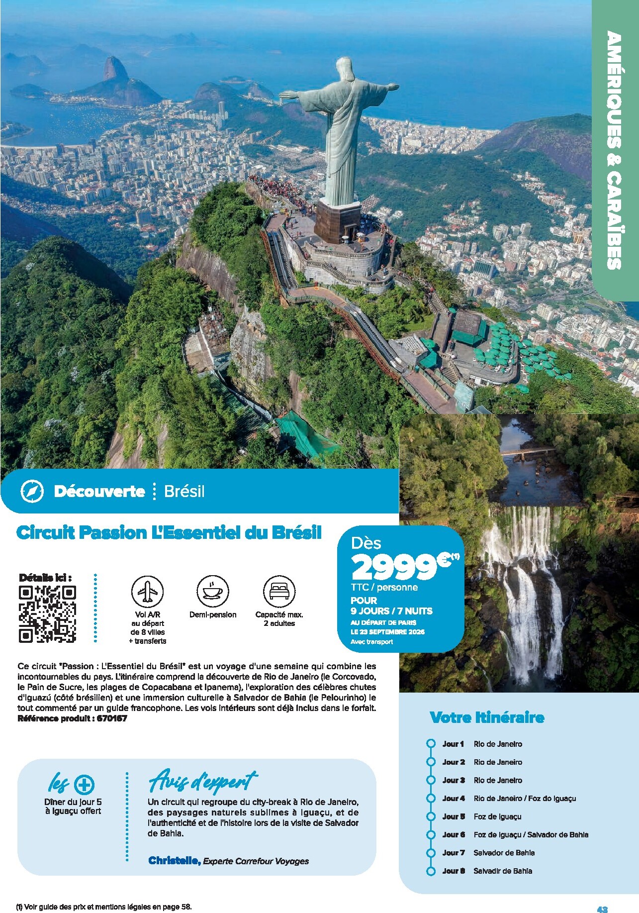 carrefour - Current Carrefour - Voyagez leaflet valid from de jeudi 01/01/2026 to du mardi 30/06/2026 - page: 43