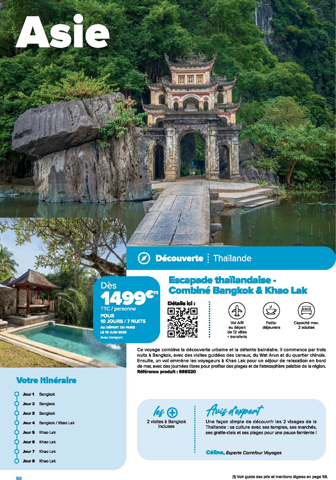 carrefour - Current Carrefour - Voyagez leaflet valid from de jeudi 01/01/2026 to du mardi 30/06/2026 - page: 50