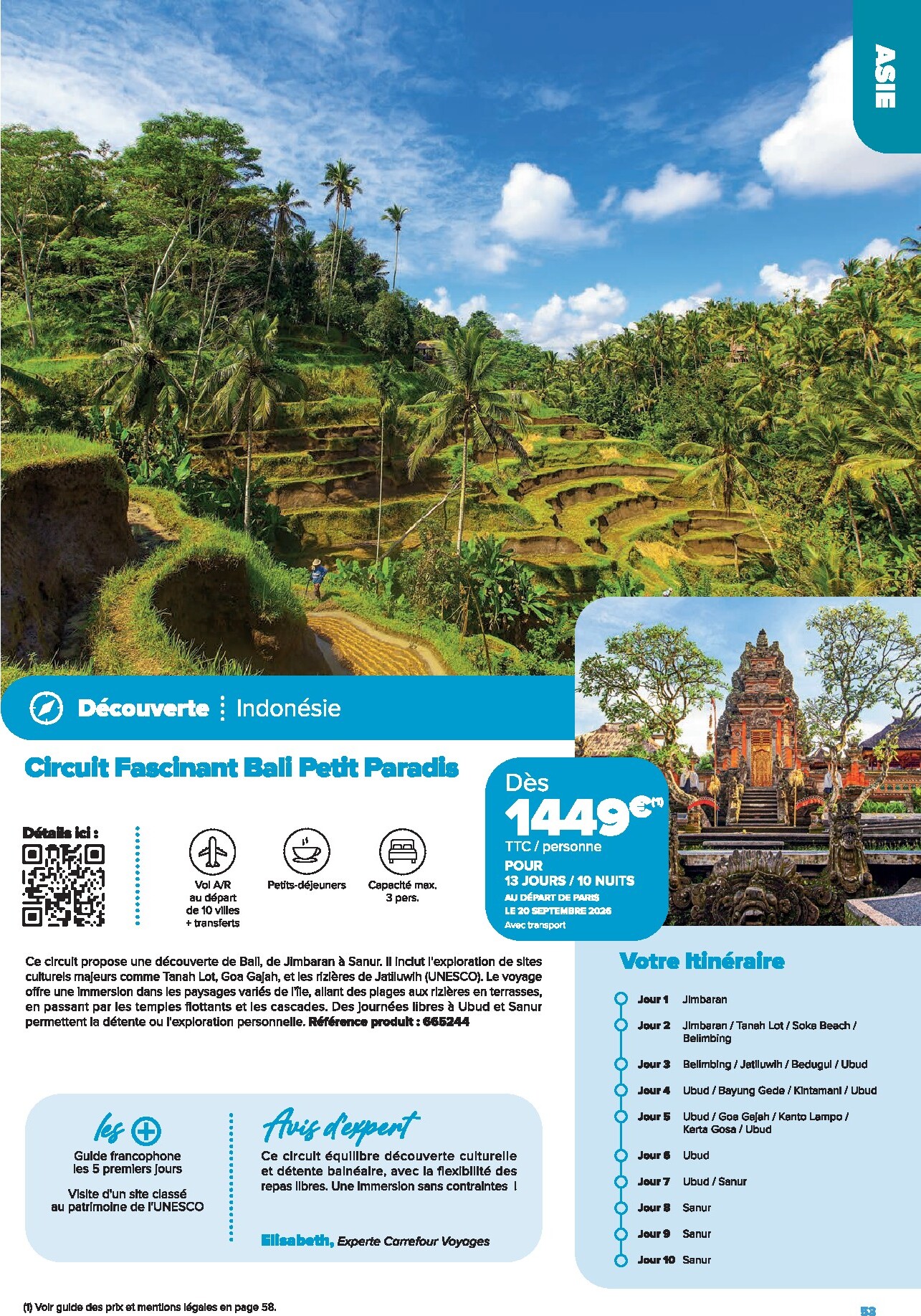 carrefour - Current Carrefour - Voyagez leaflet valid from de jeudi 01/01/2026 to du mardi 30/06/2026 - page: 53