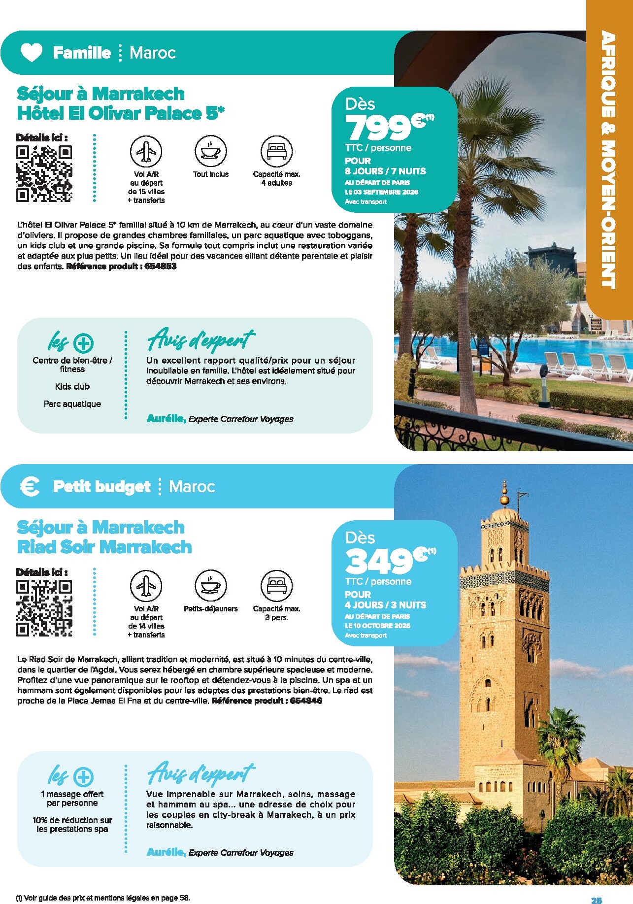 carrefour - Current Carrefour - Voyagez leaflet valid from de jeudi 01/01/2026 to du mardi 30/06/2026 - page: 25