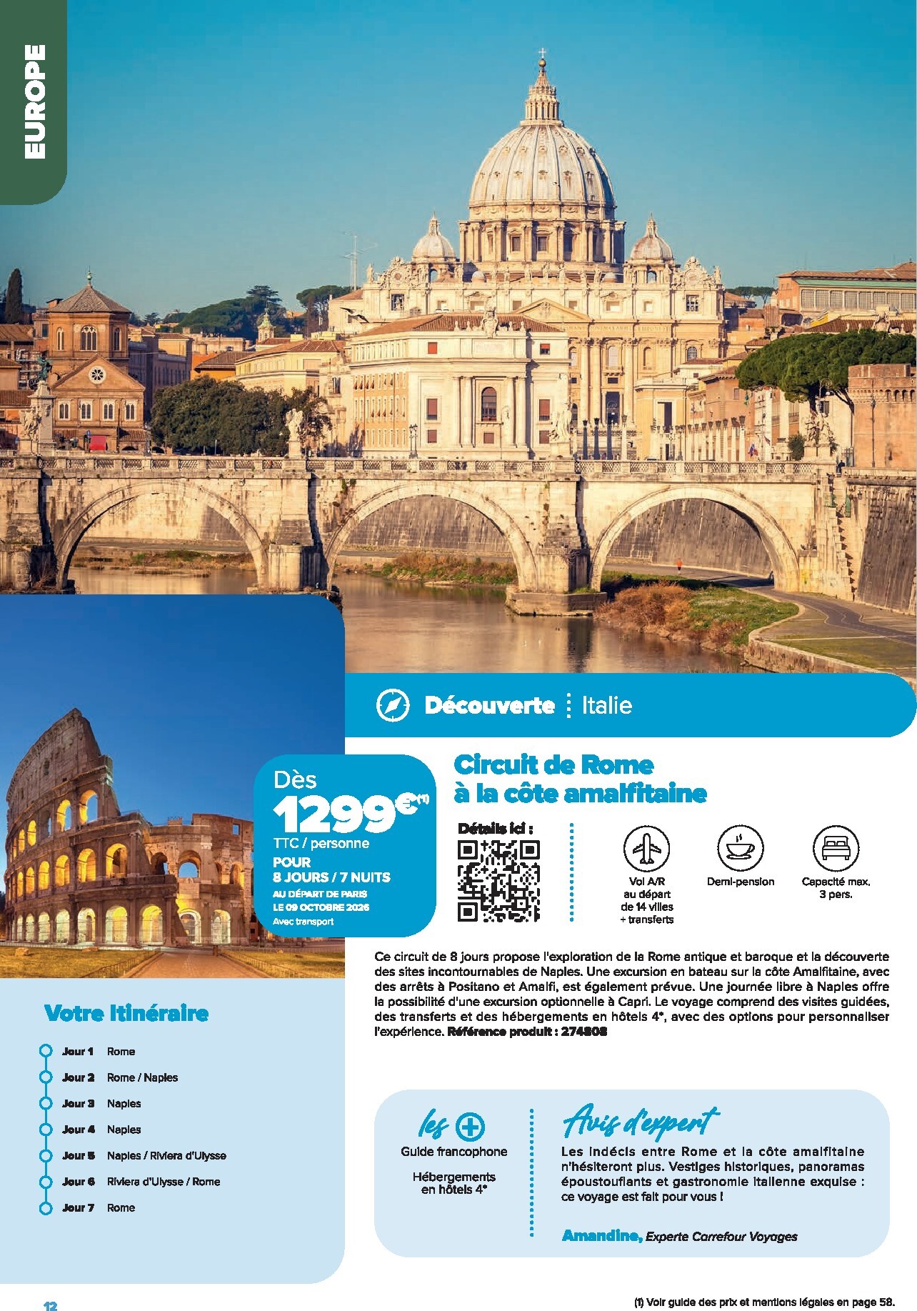 carrefour - Current Carrefour - Voyagez leaflet valid from de jeudi 01/01/2026 to du mardi 30/06/2026 - page: 12