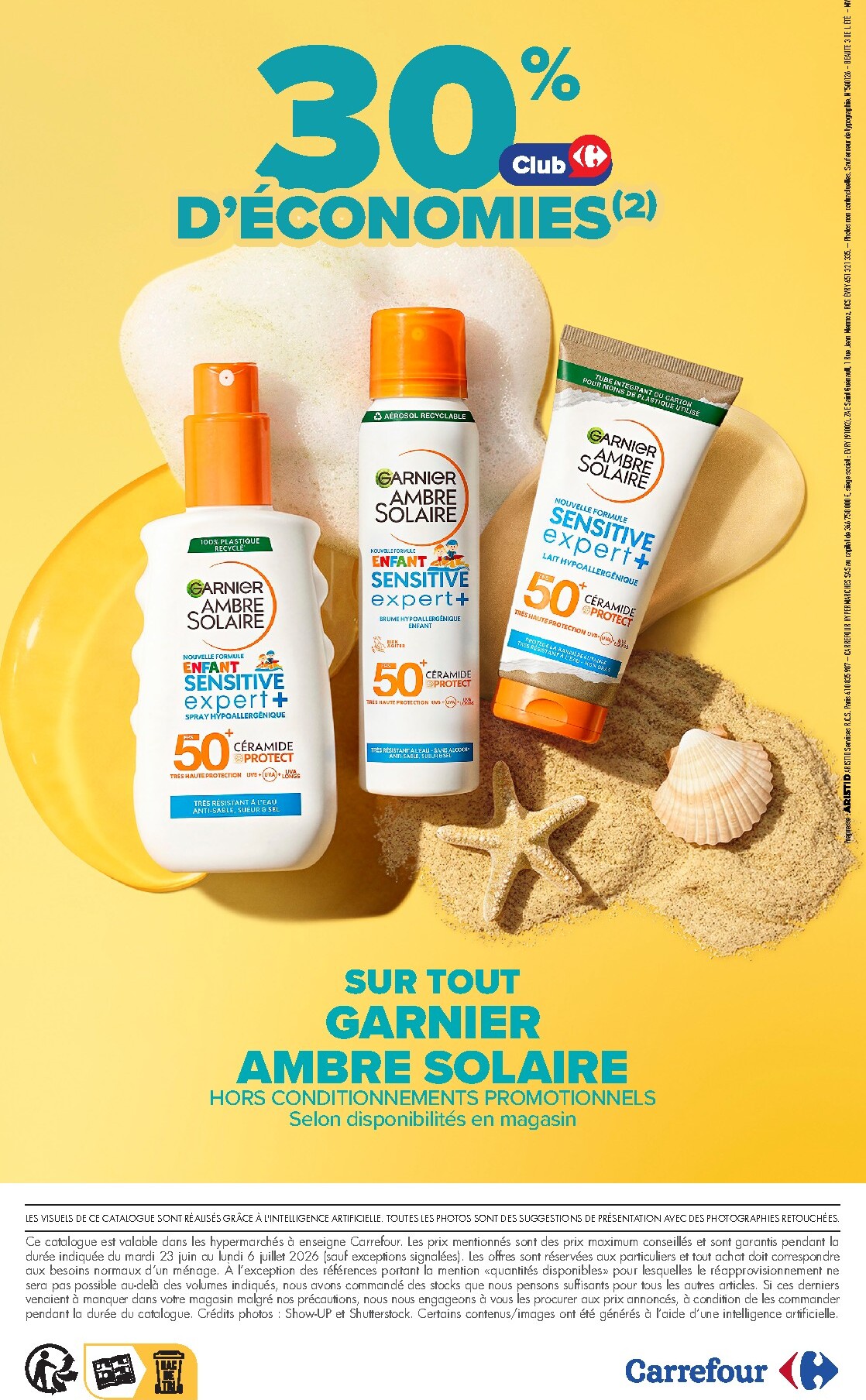 carrefour - Flyer Carrefour - Toutes en beauté ! pour la semaine prochaine du du mardi 23/06/2026 au du lundi 06/07/2026 - page: 60