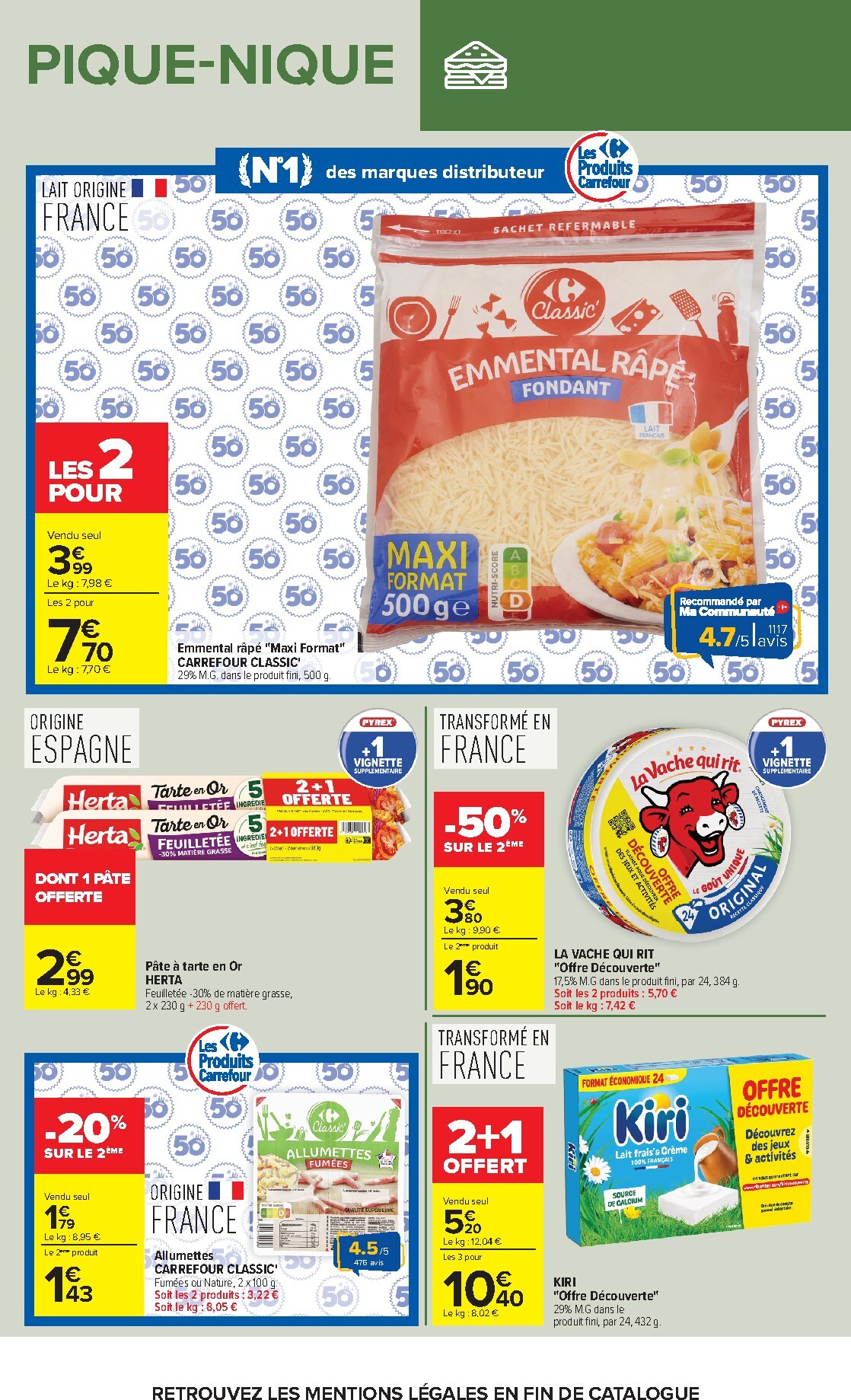 carrefour - Flyer Carrefour - Pique-Nique pour la semaine prochaine du du mardi 23/06/2026 au du lundi 06/07/2026 - page: 19