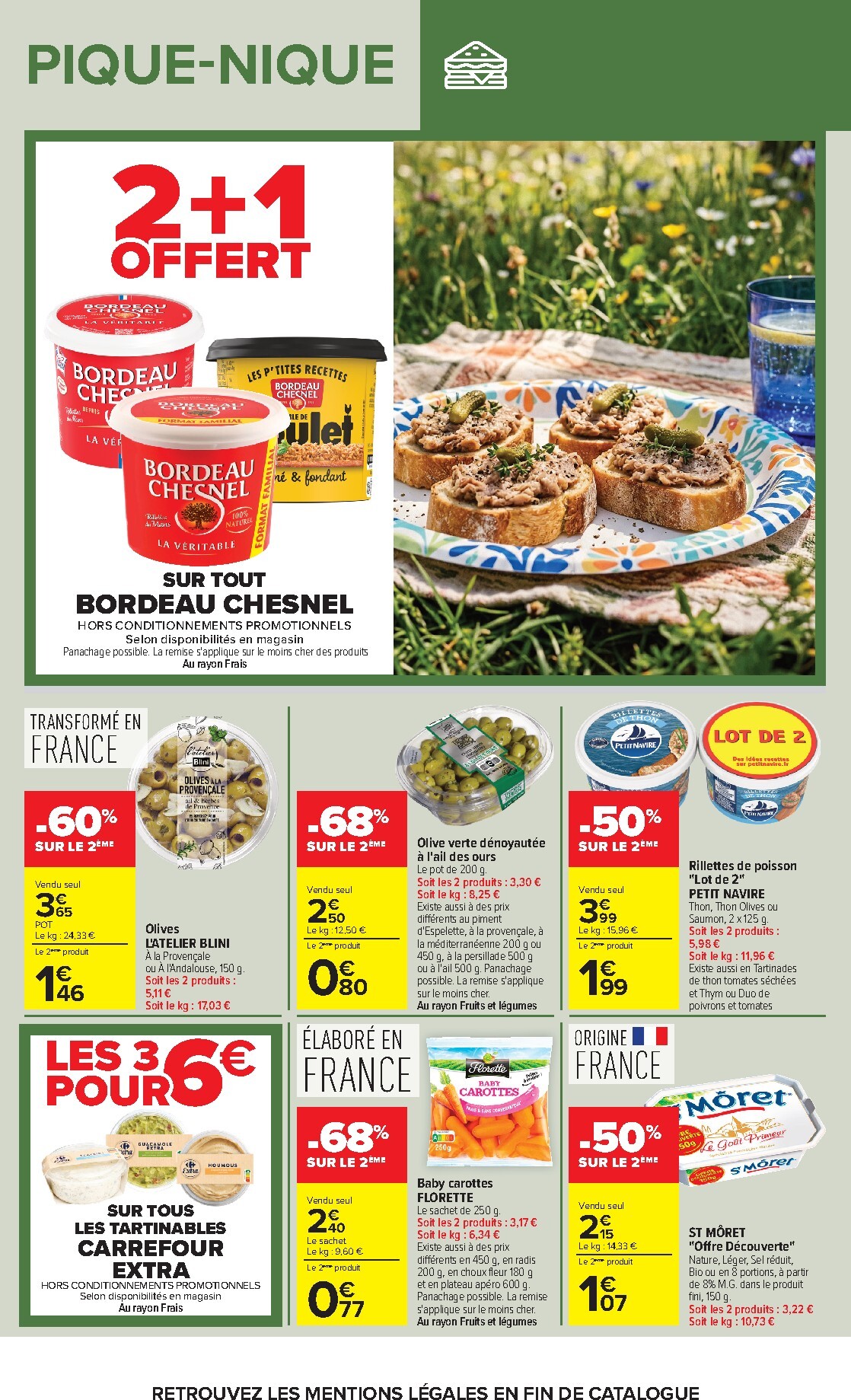 carrefour - Flyer Carrefour - Pique-Nique pour la semaine prochaine du du mardi 23/06/2026 au du lundi 06/07/2026 - page: 11