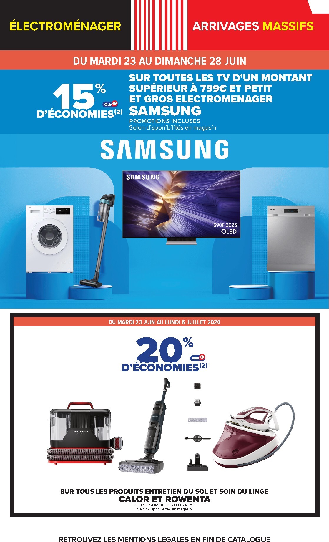 carrefour - Flyer Carrefour - Arrivages Massifs pour la semaine prochaine du du mardi 23/06/2026 au du lundi 06/07/2026 - page: 2