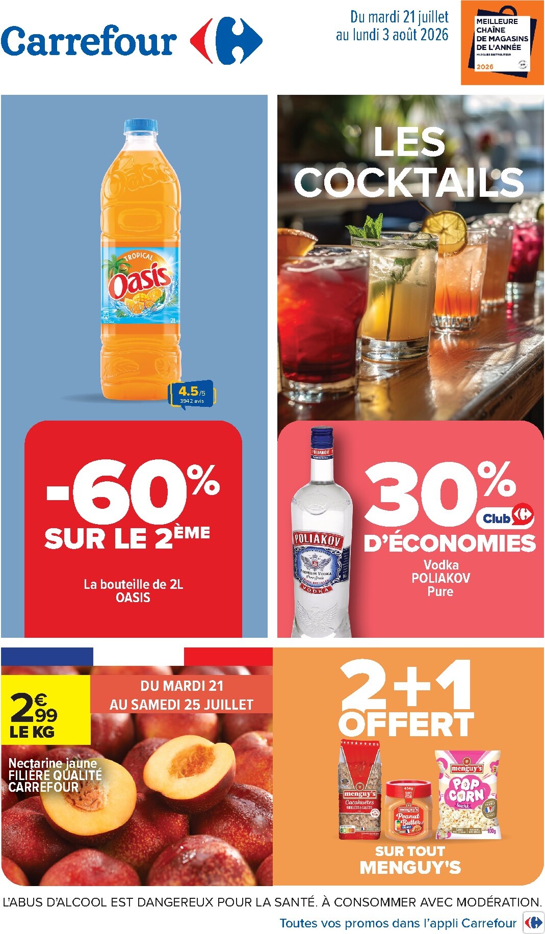 carrefour - Flyer Carrefour pour la semaine prochaine du du mardi 21/07/2026 au du lundi 03/08/2026 - page: 1