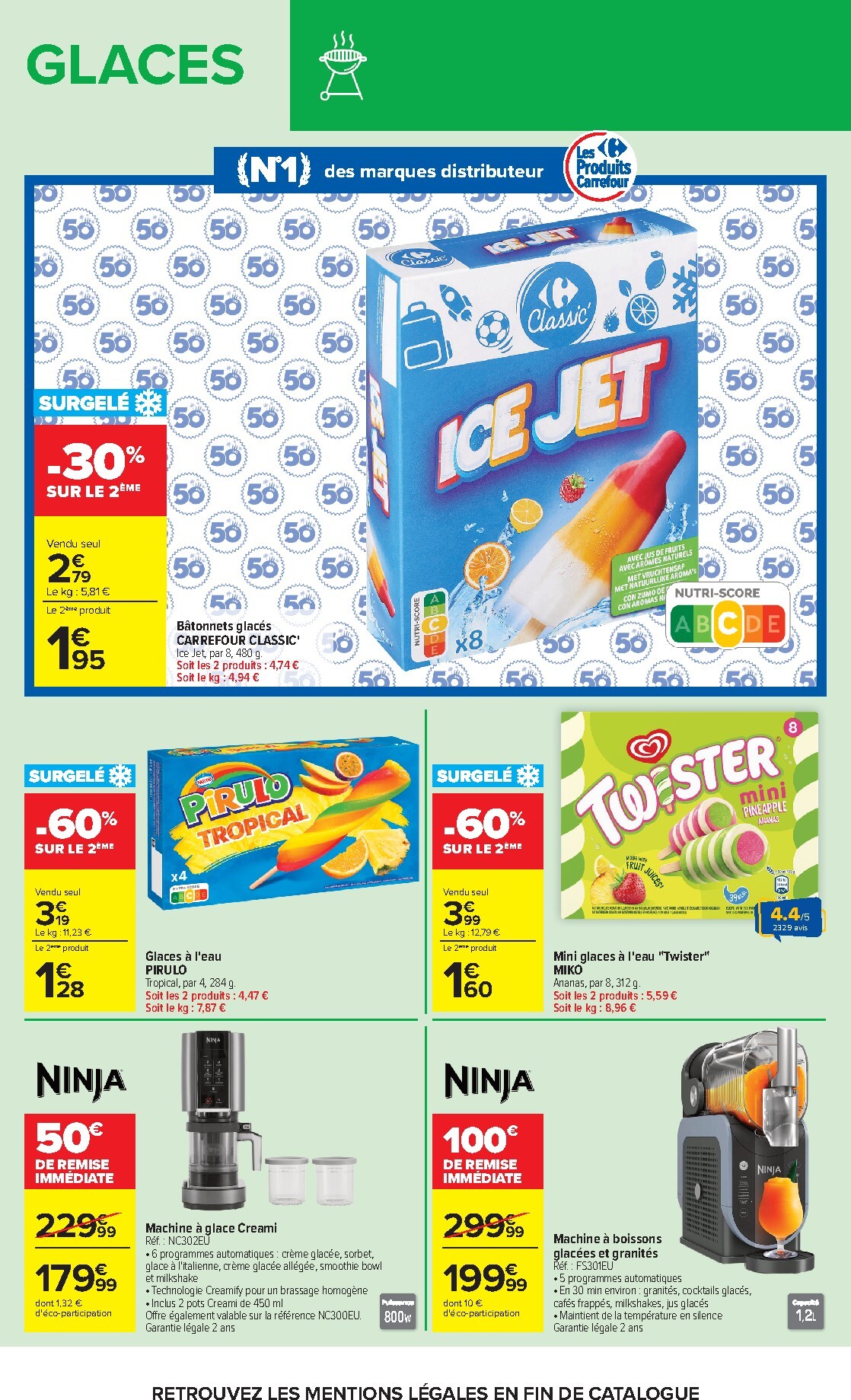 carrefour - Flyer Carrefour - Glaces & Barbecue pour la semaine prochaine du du mardi 04/08/2026 au du lundi 17/08/2026 - page: 25