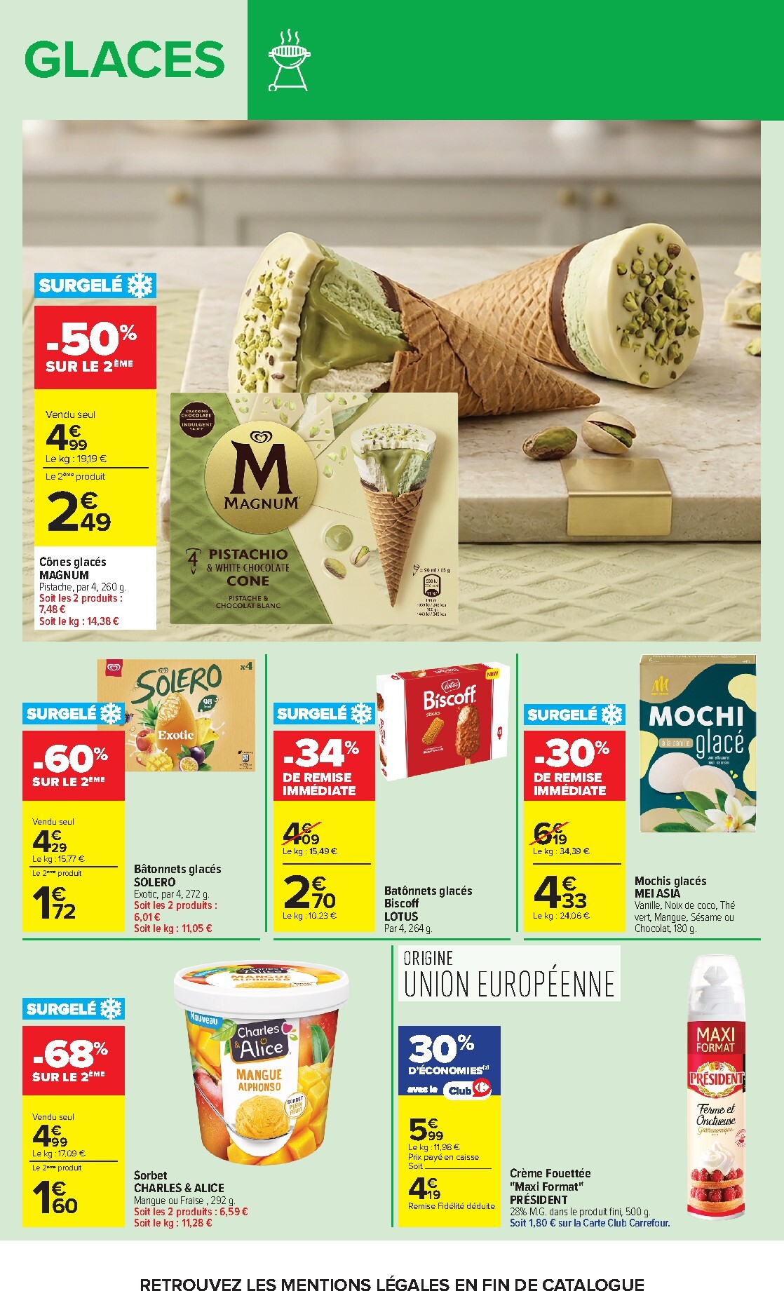 carrefour - Flyer Carrefour - Glaces & Barbecue pour la semaine prochaine du du mardi 04/08/2026 au du lundi 17/08/2026 - page: 26