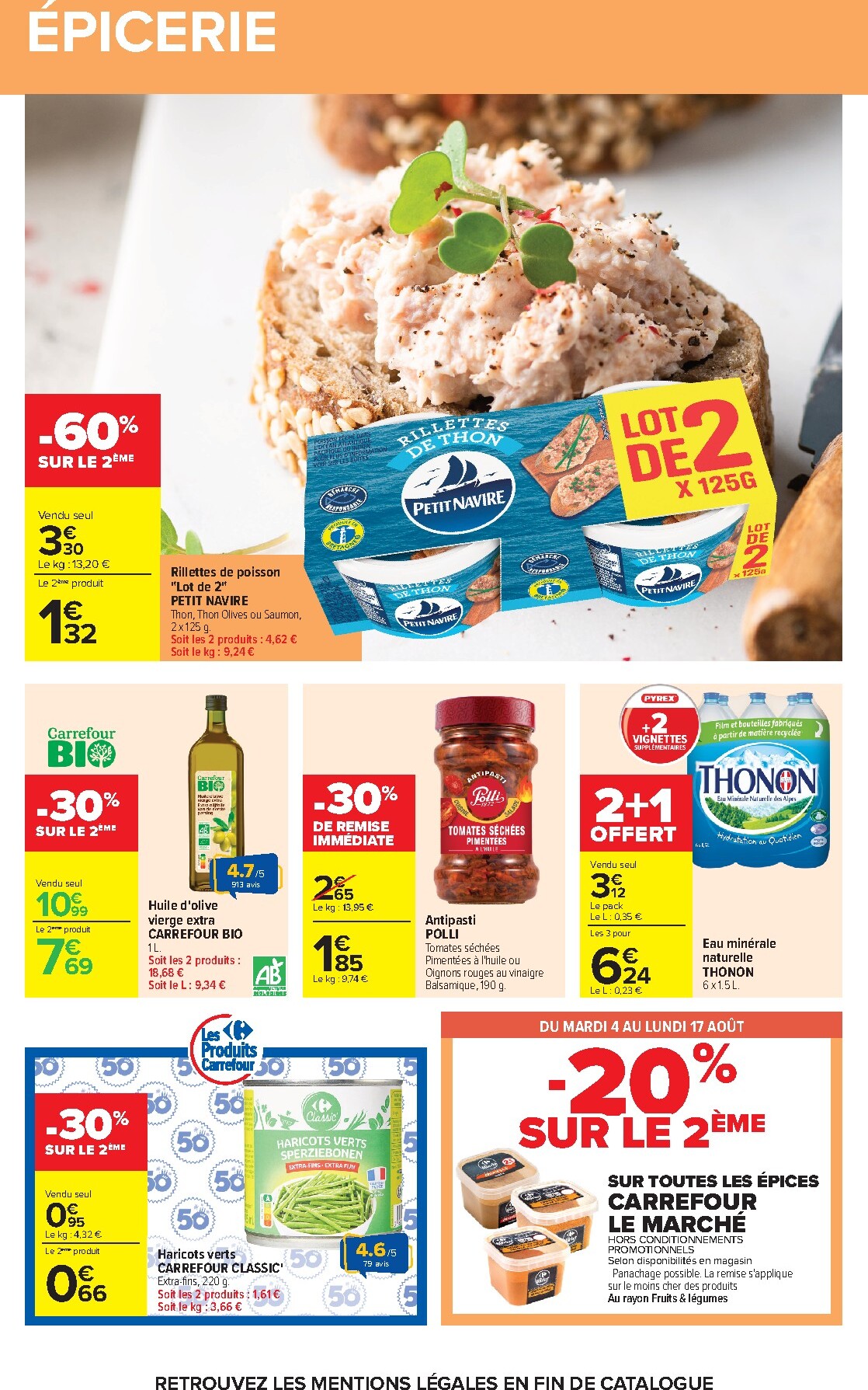 carrefour - Flyer Carrefour - Glaces & Barbecue pour la semaine prochaine du du mardi 04/08/2026 au du lundi 17/08/2026 - page: 41