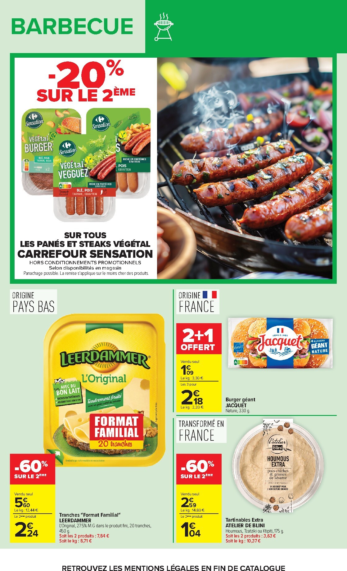 carrefour - Flyer Carrefour - Glaces & Barbecue pour la semaine prochaine du du mardi 04/08/2026 au du lundi 17/08/2026 - page: 8