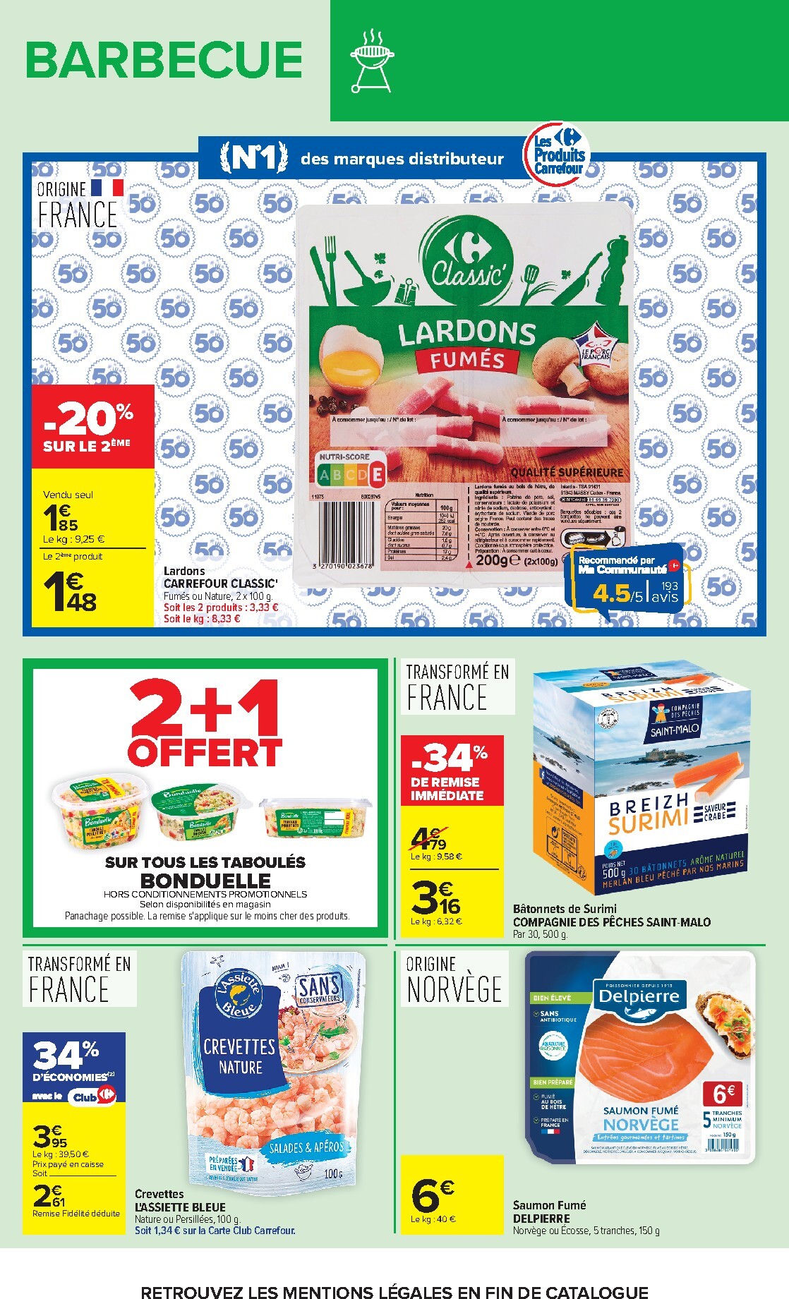 carrefour - Flyer Carrefour - Glaces & Barbecue pour la semaine prochaine du du mardi 04/08/2026 au du lundi 17/08/2026 - page: 14