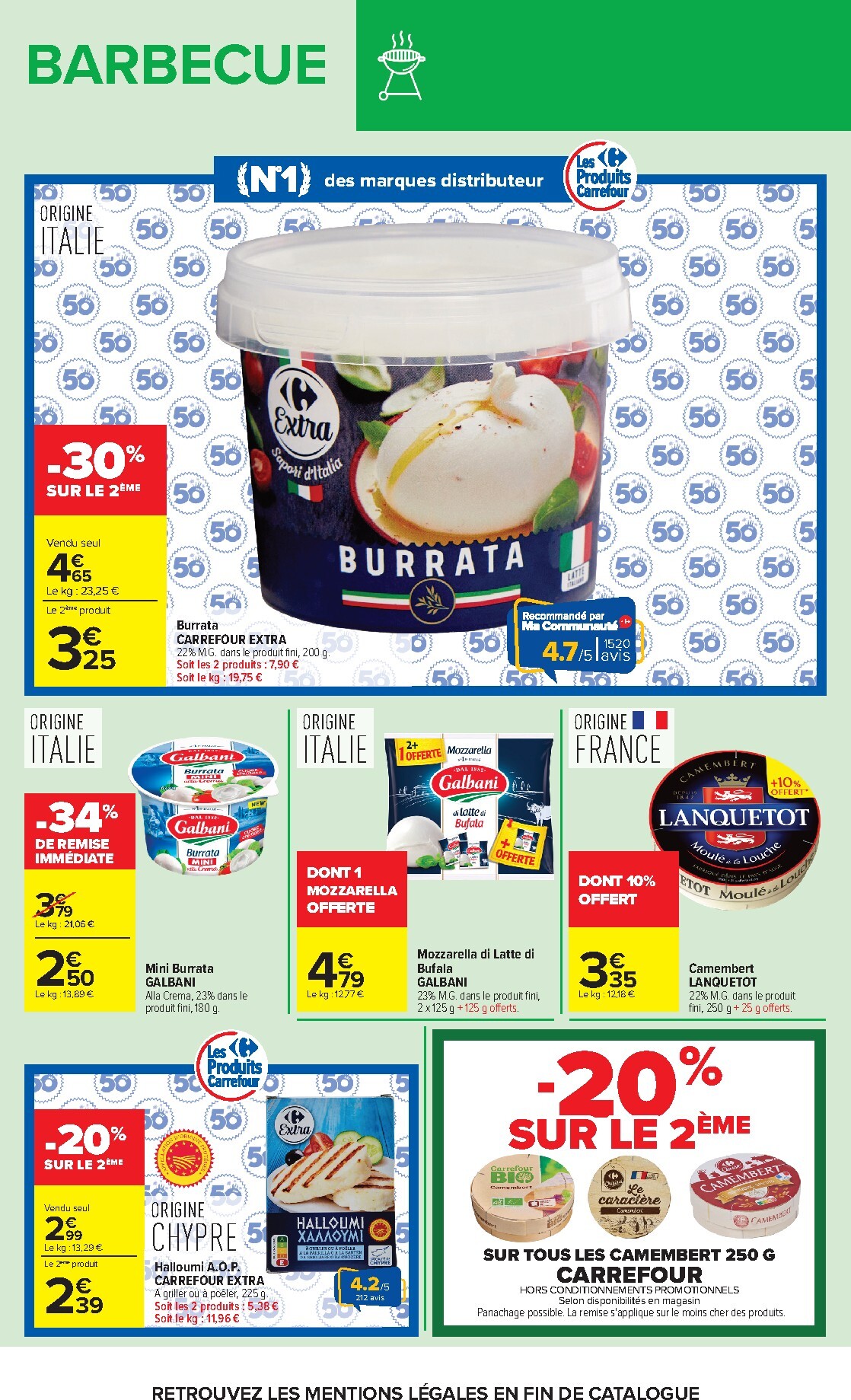 carrefour - Flyer Carrefour - Glaces & Barbecue pour la semaine prochaine du du mardi 04/08/2026 au du lundi 17/08/2026 - page: 13