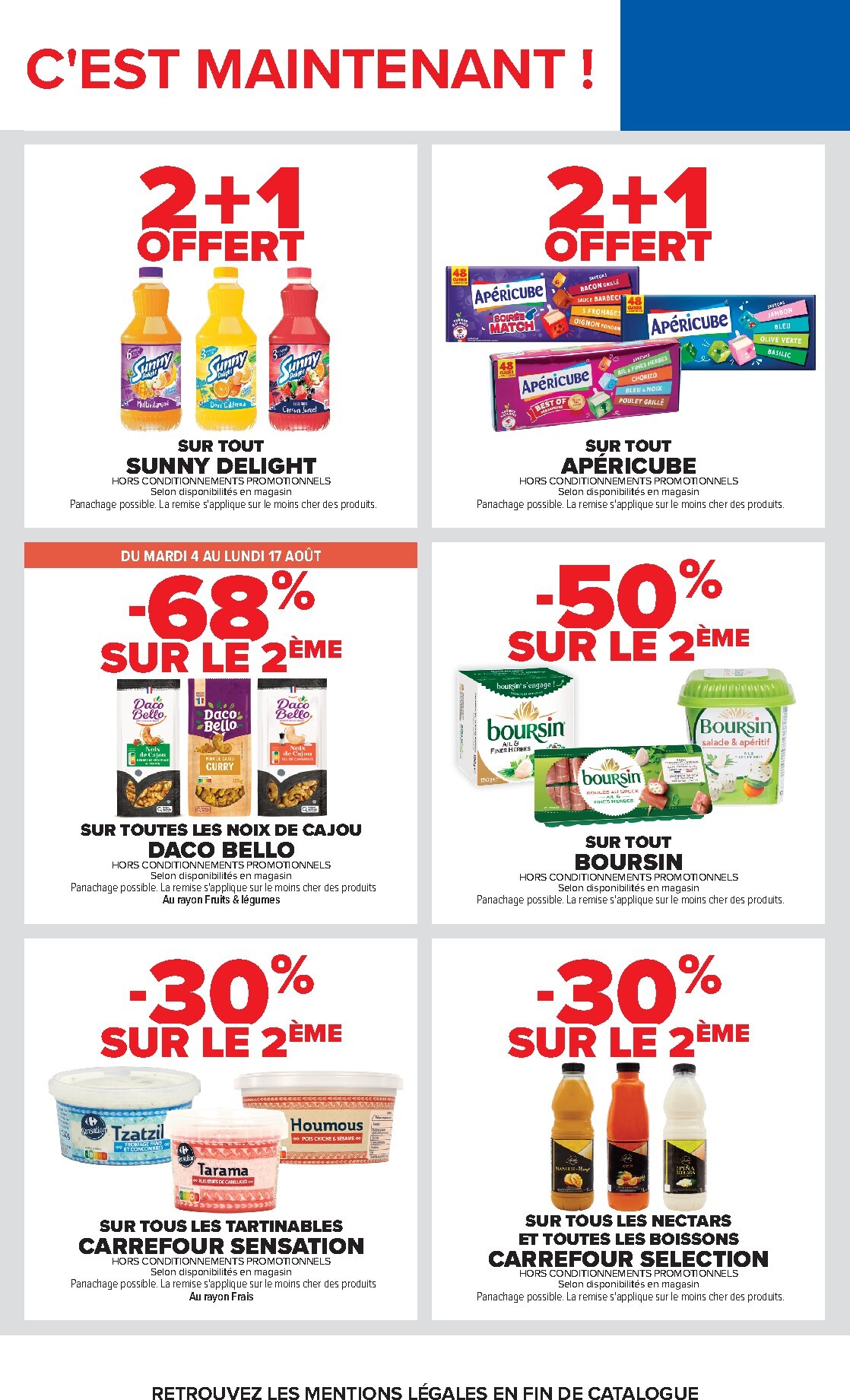 carrefour - Flyer Carrefour - Glaces & Barbecue pour la semaine prochaine du du mardi 04/08/2026 au du lundi 17/08/2026 - page: 40