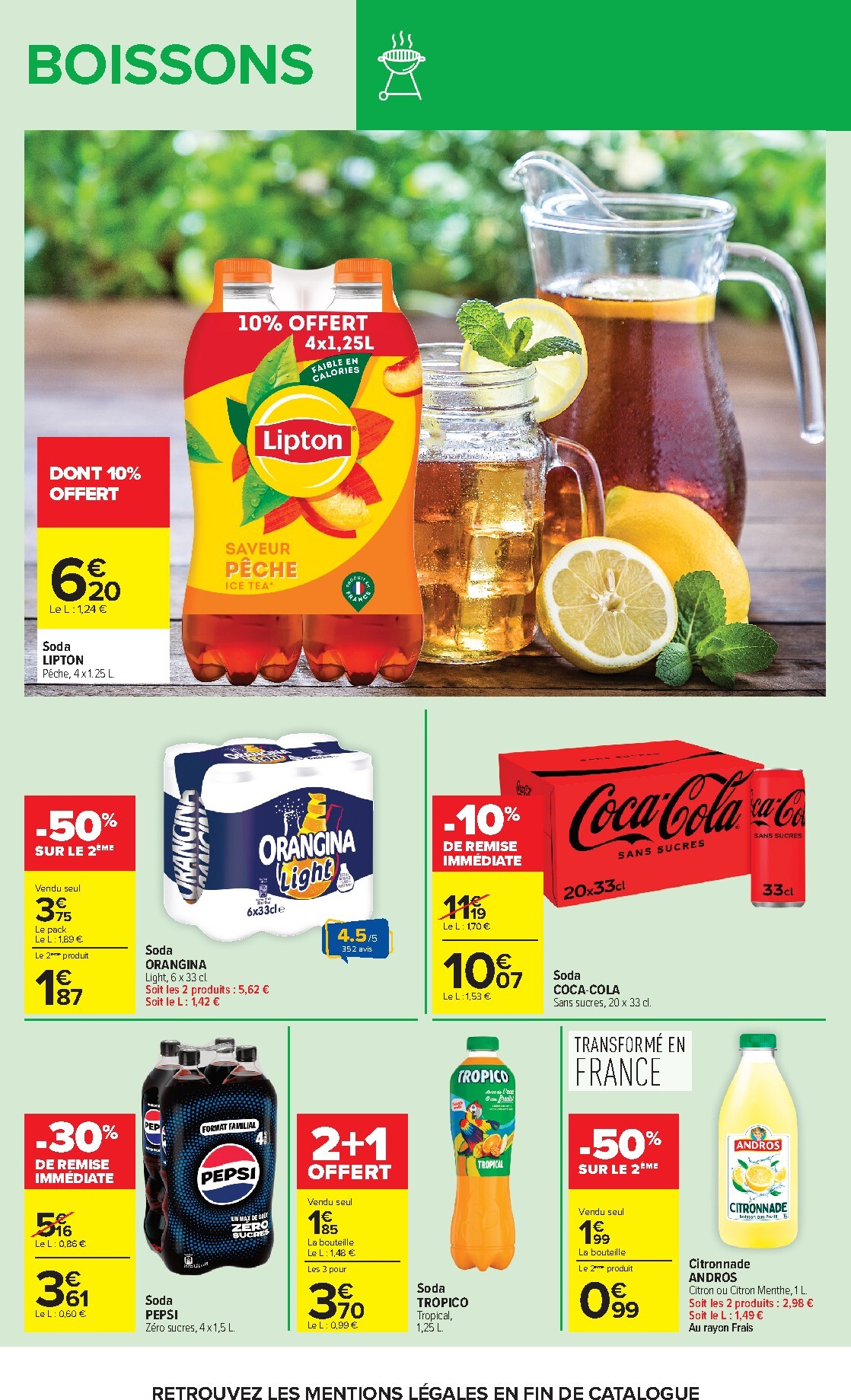 carrefour - Flyer Carrefour - Glaces & Barbecue pour la semaine prochaine du du mardi 04/08/2026 au du lundi 17/08/2026 - page: 21
