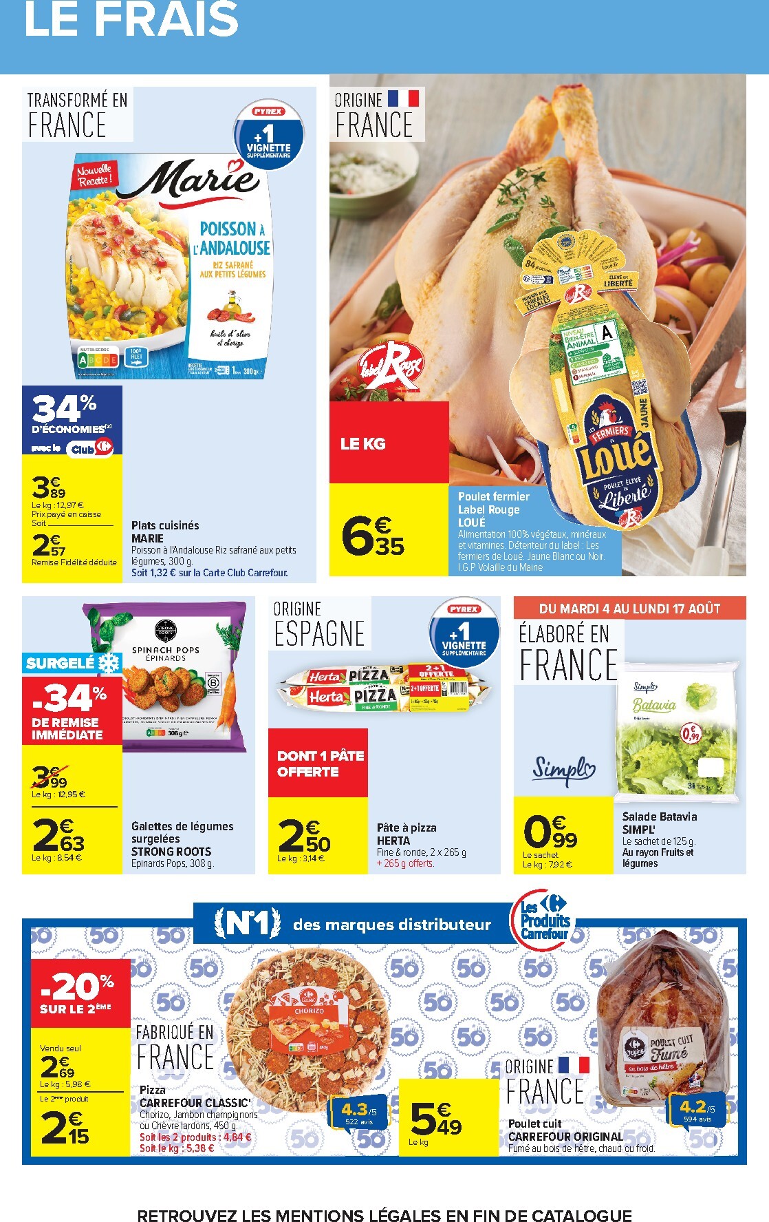 carrefour - Flyer Carrefour - Glaces & Barbecue pour la semaine prochaine du du mardi 04/08/2026 au du lundi 17/08/2026 - page: 39