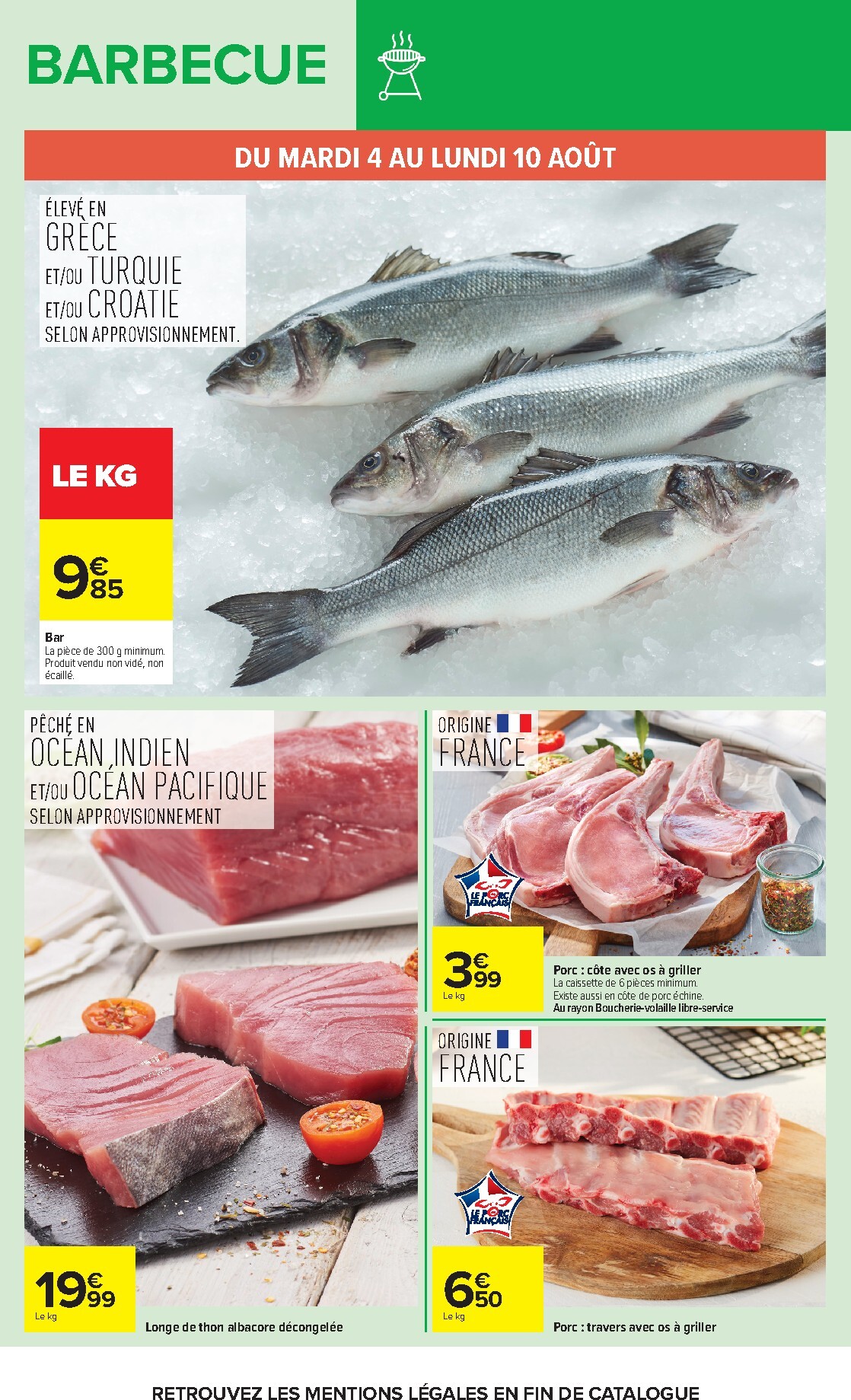 carrefour - Flyer Carrefour - Glaces & Barbecue pour la semaine prochaine du du mardi 04/08/2026 au du lundi 17/08/2026 - page: 9