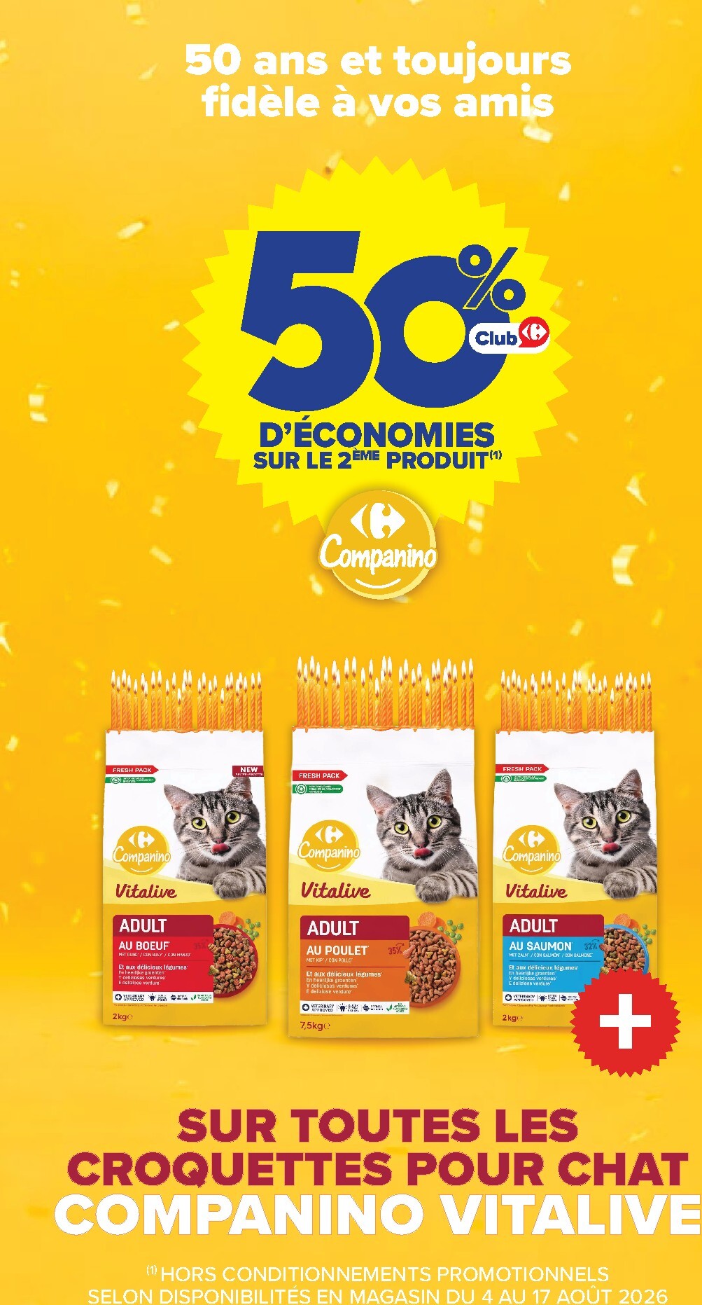 carrefour - Current Carrefour - Découvrez LA Marque Carrefour Companino leaflet valid from du mardi 04/08/2026 to du lundi 07/09/2026 - page: 11