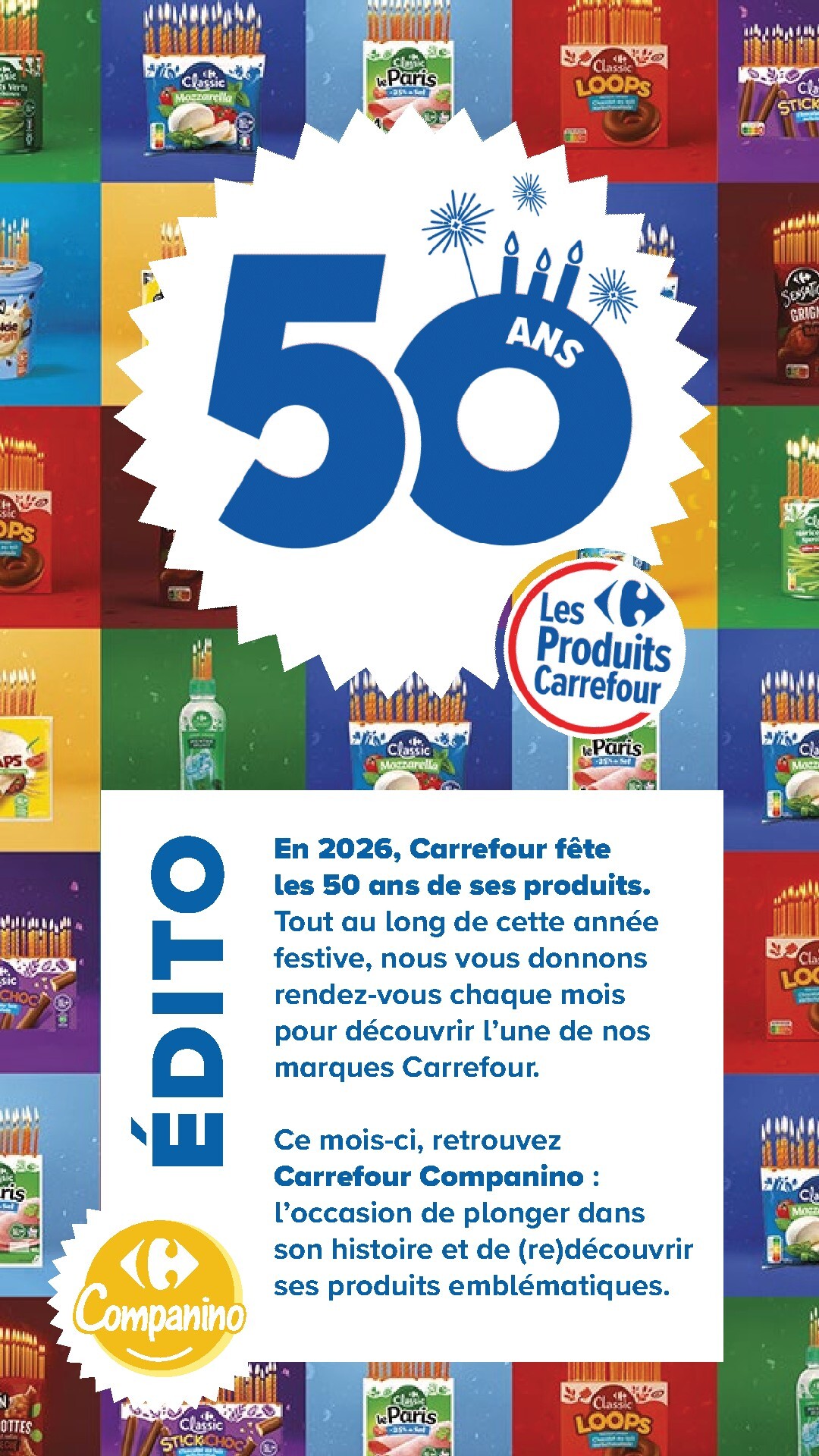 carrefour - Current Carrefour - Découvrez LA Marque Carrefour Companino leaflet valid from du mardi 04/08/2026 to du lundi 07/09/2026 - page: 2