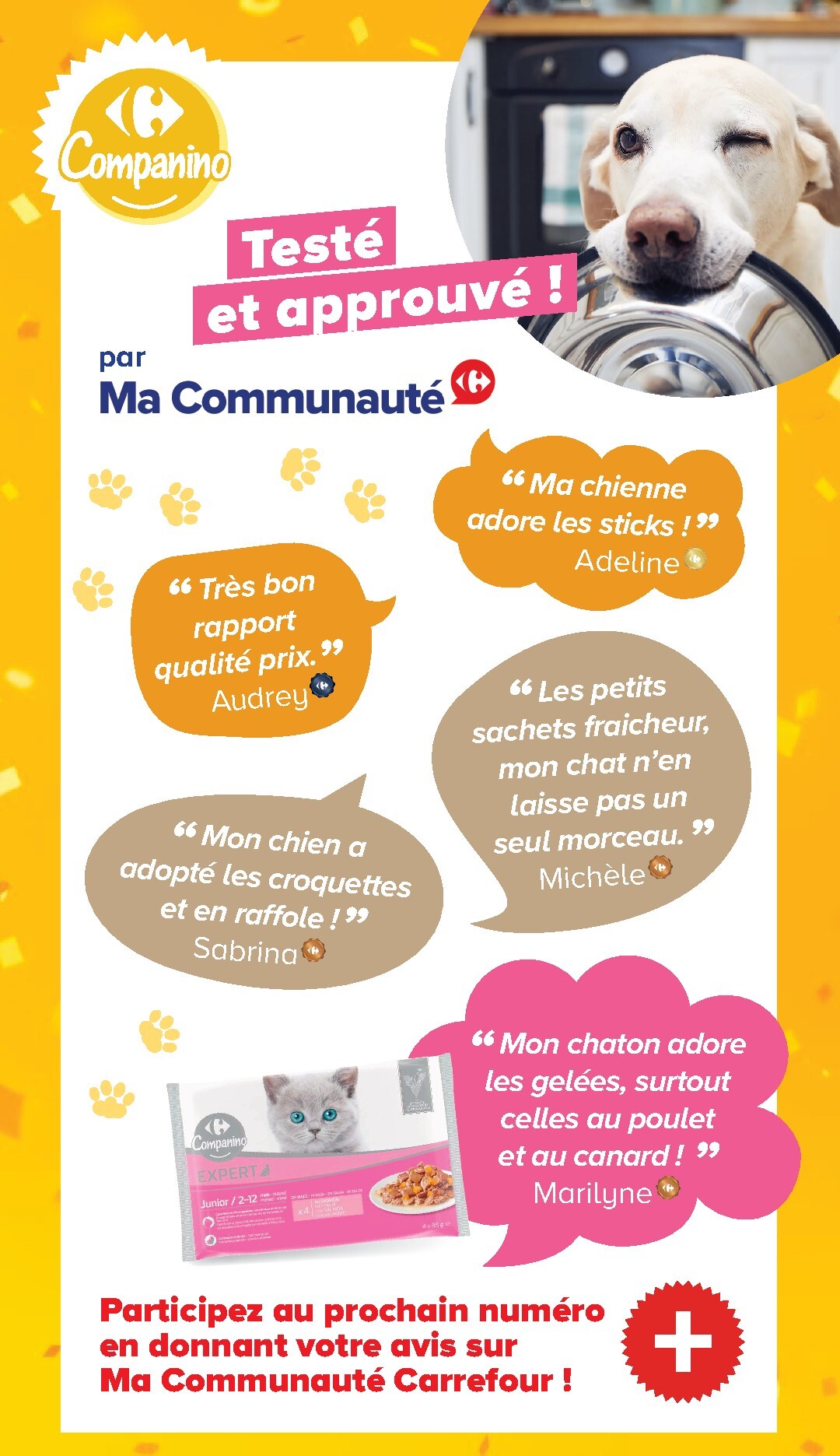 carrefour - Current Carrefour - Découvrez LA Marque Carrefour Companino leaflet valid from du mardi 04/08/2026 to du lundi 07/09/2026 - page: 7