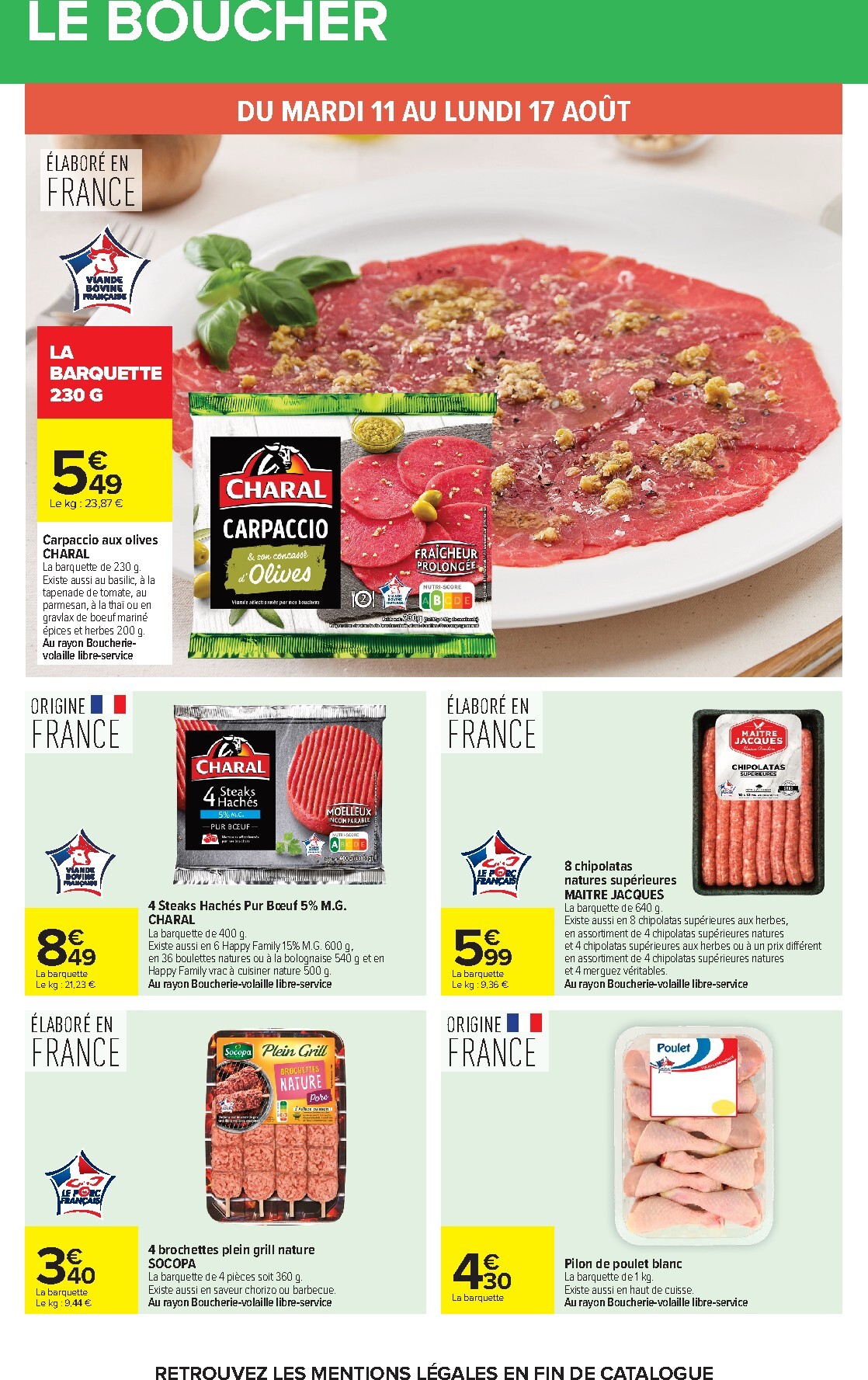 carrefour - Flyer Carrefour pour la semaine prochaine du du mardi 11/08/2026 au du lundi 24/08/2026 - page: 18
