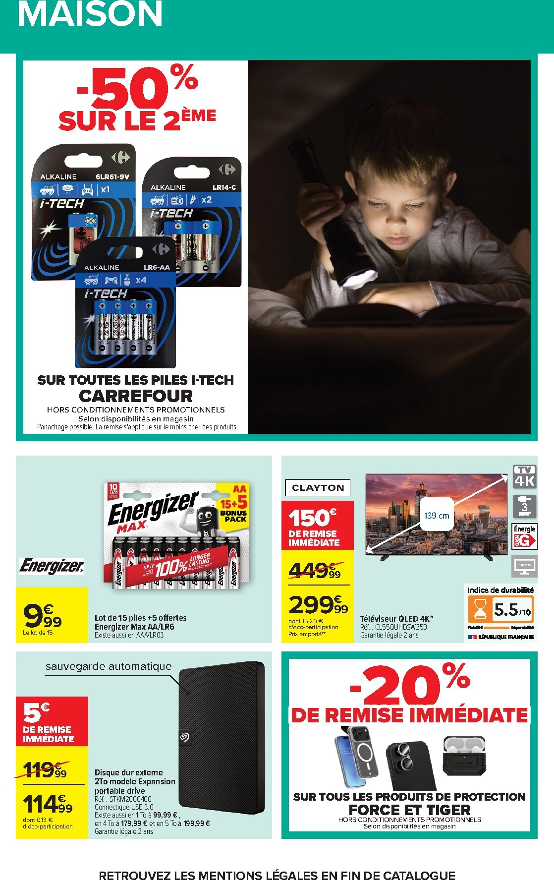 carrefour - Flyer Carrefour pour la semaine prochaine du du mardi 11/08/2026 au du lundi 24/08/2026 - page: 61