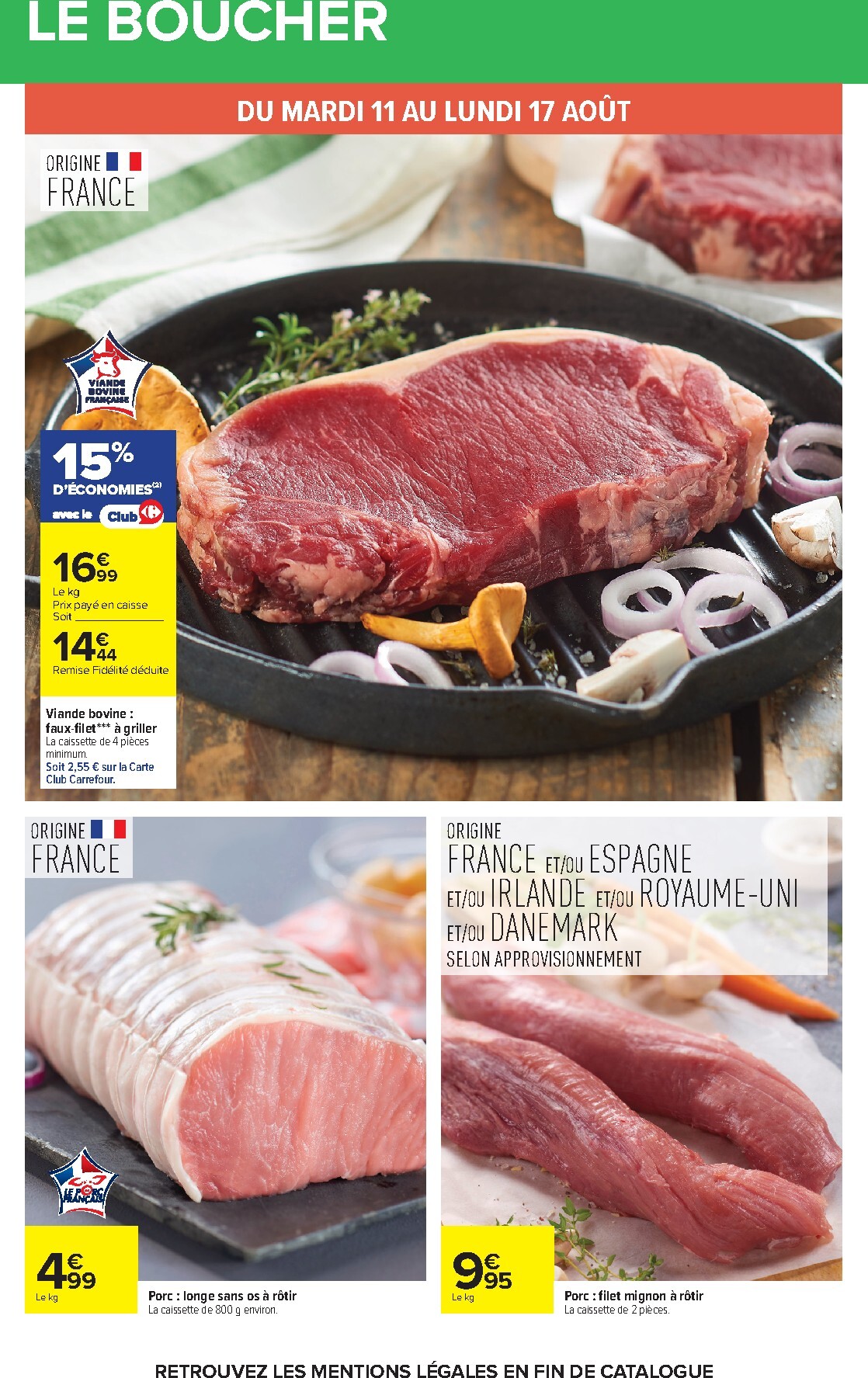 carrefour - Flyer Carrefour pour la semaine prochaine du du mardi 11/08/2026 au du lundi 24/08/2026 - page: 19