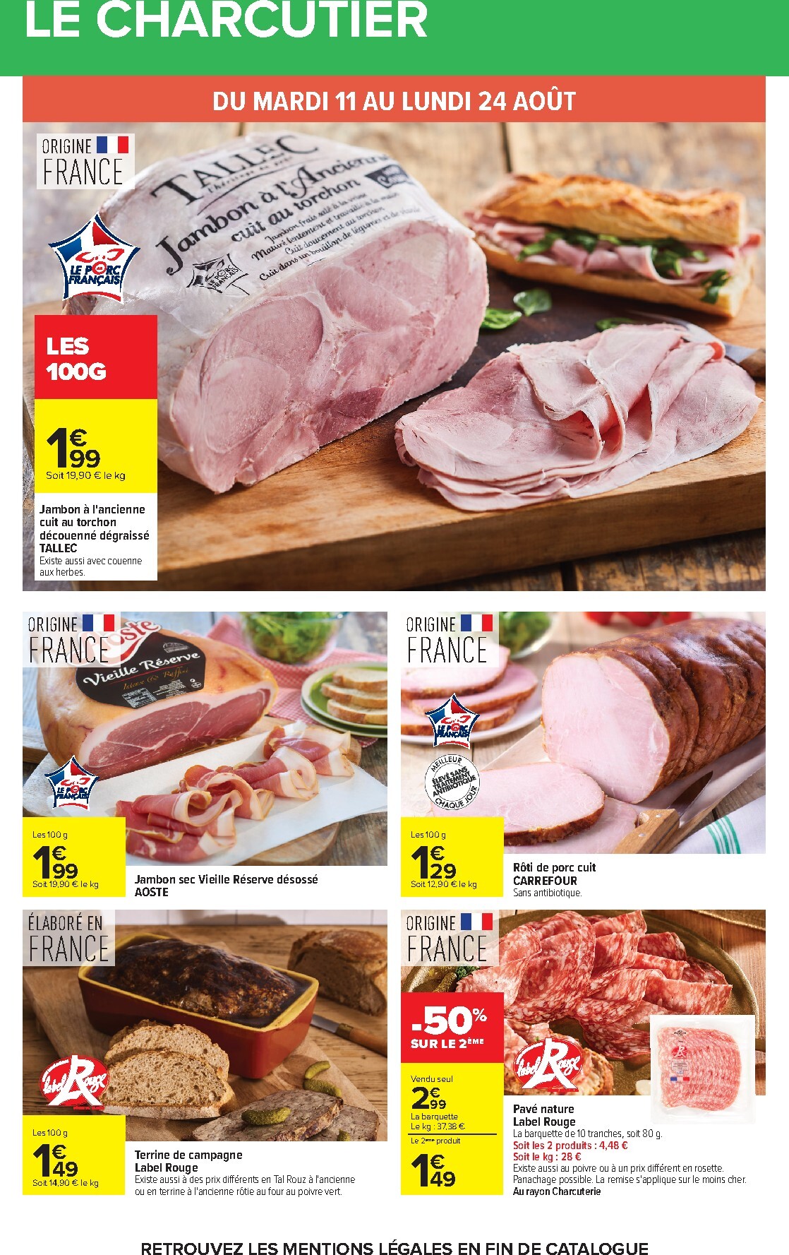carrefour - Flyer Carrefour pour la semaine prochaine du du mardi 11/08/2026 au du lundi 24/08/2026 - page: 20