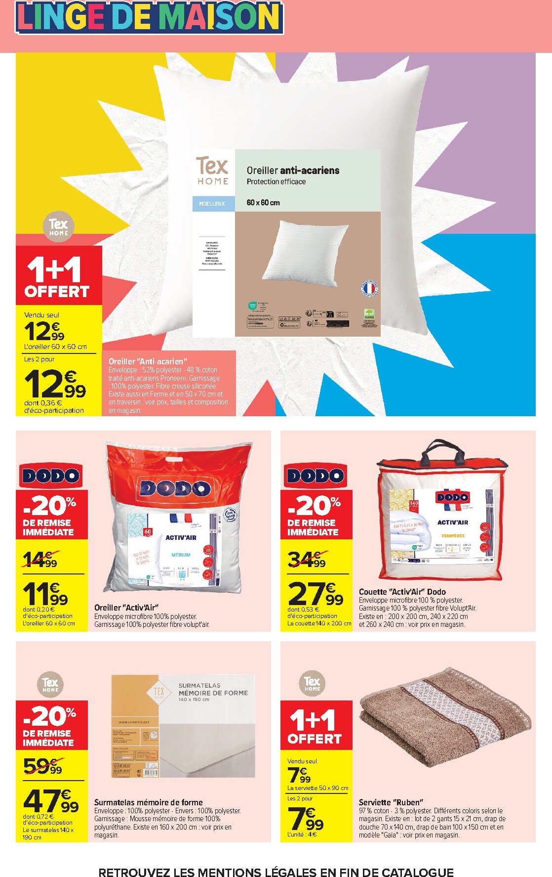 carrefour - Flyer Carrefour - L'été À LA Plage, LA Rentrée À LA Page pour la semaine prochaine du du mardi 11/08/2026 au du lundi 31/08/2026 - page: 59