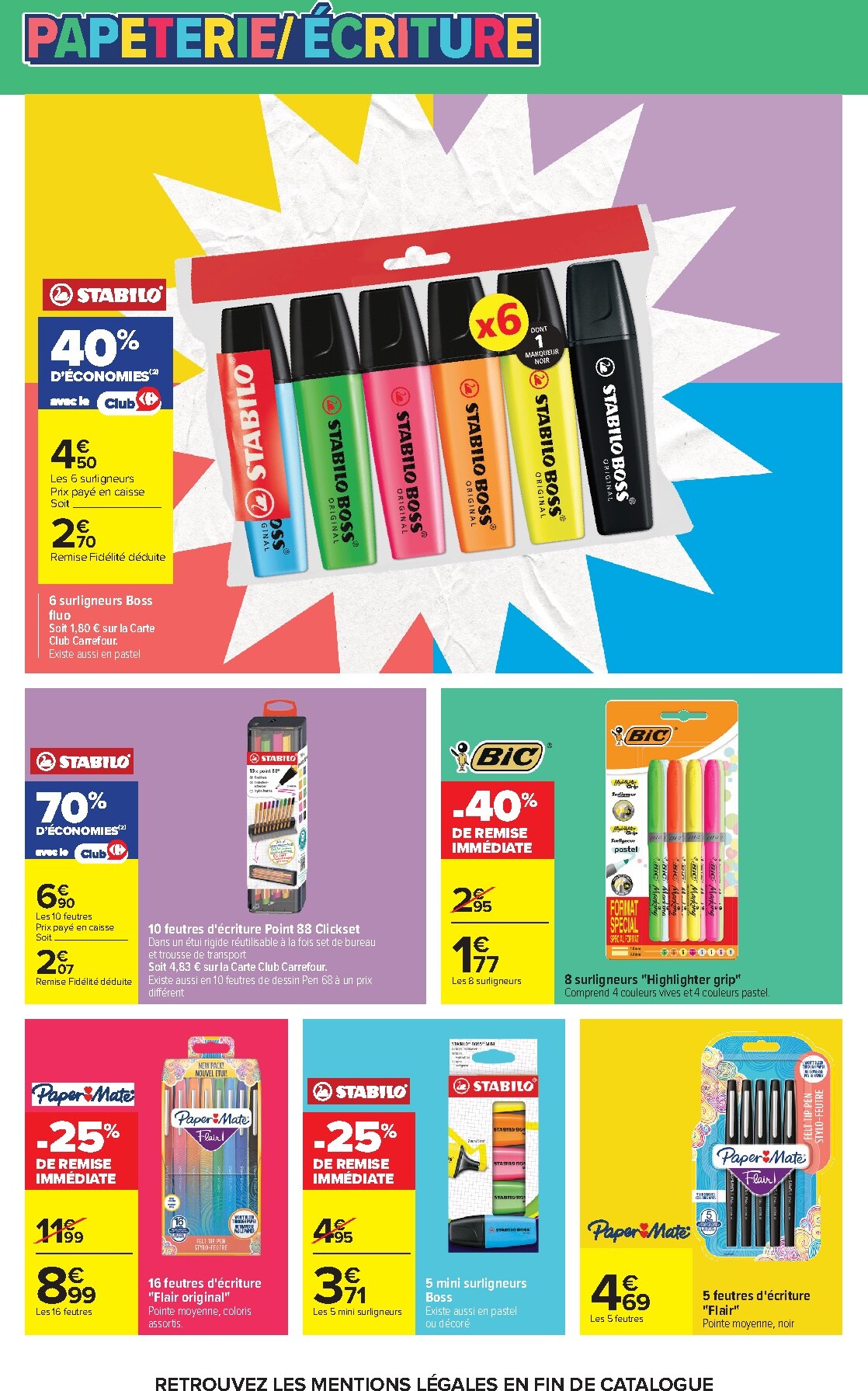 carrefour - Flyer Carrefour - L'été À LA Plage, LA Rentrée À LA Page pour la semaine prochaine du du mardi 11/08/2026 au du lundi 31/08/2026 - page: 14