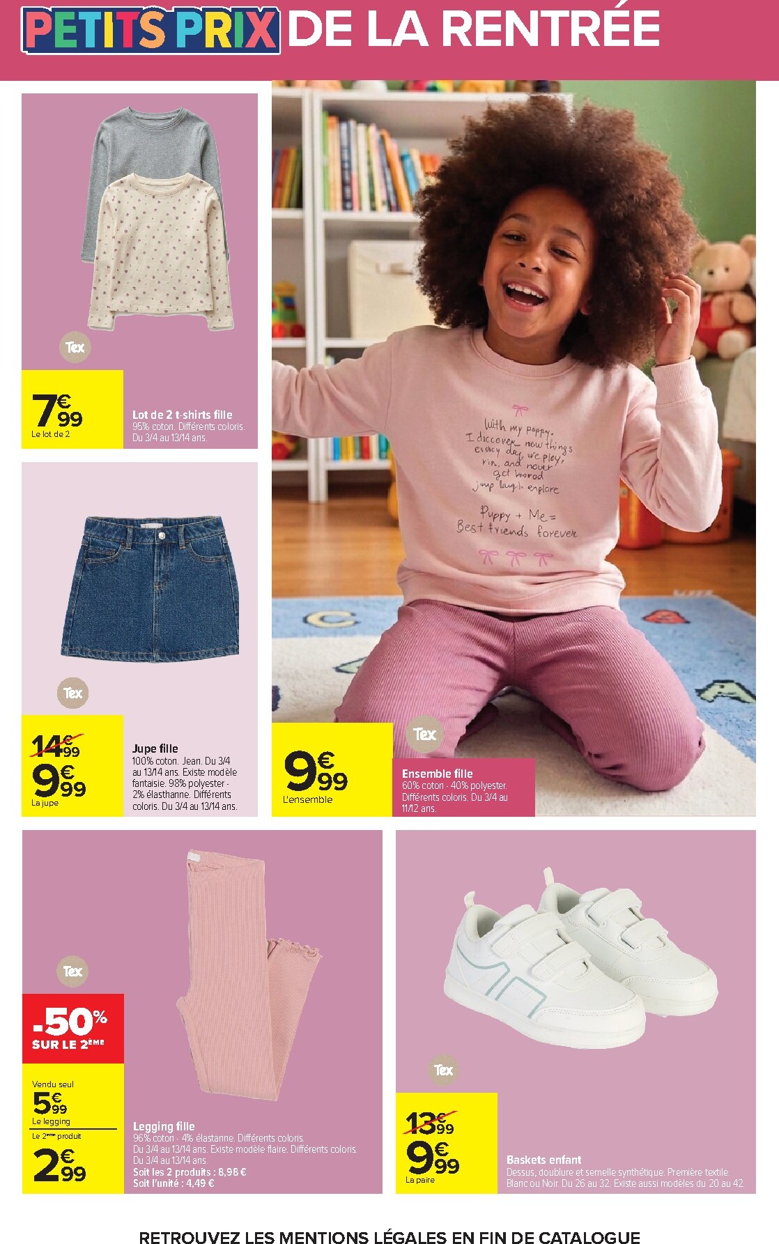 carrefour - Flyer Carrefour - L'été À LA Plage, LA Rentrée À LA Page pour la semaine prochaine du du mardi 11/08/2026 au du lundi 31/08/2026 - page: 44