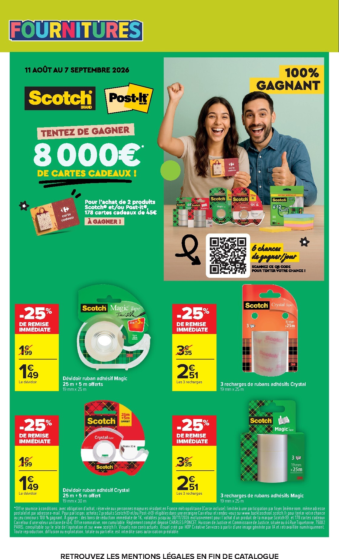 carrefour - Flyer Carrefour - L'été À LA Plage, LA Rentrée À LA Page pour la semaine prochaine du du mardi 11/08/2026 au du lundi 31/08/2026 - page: 20
