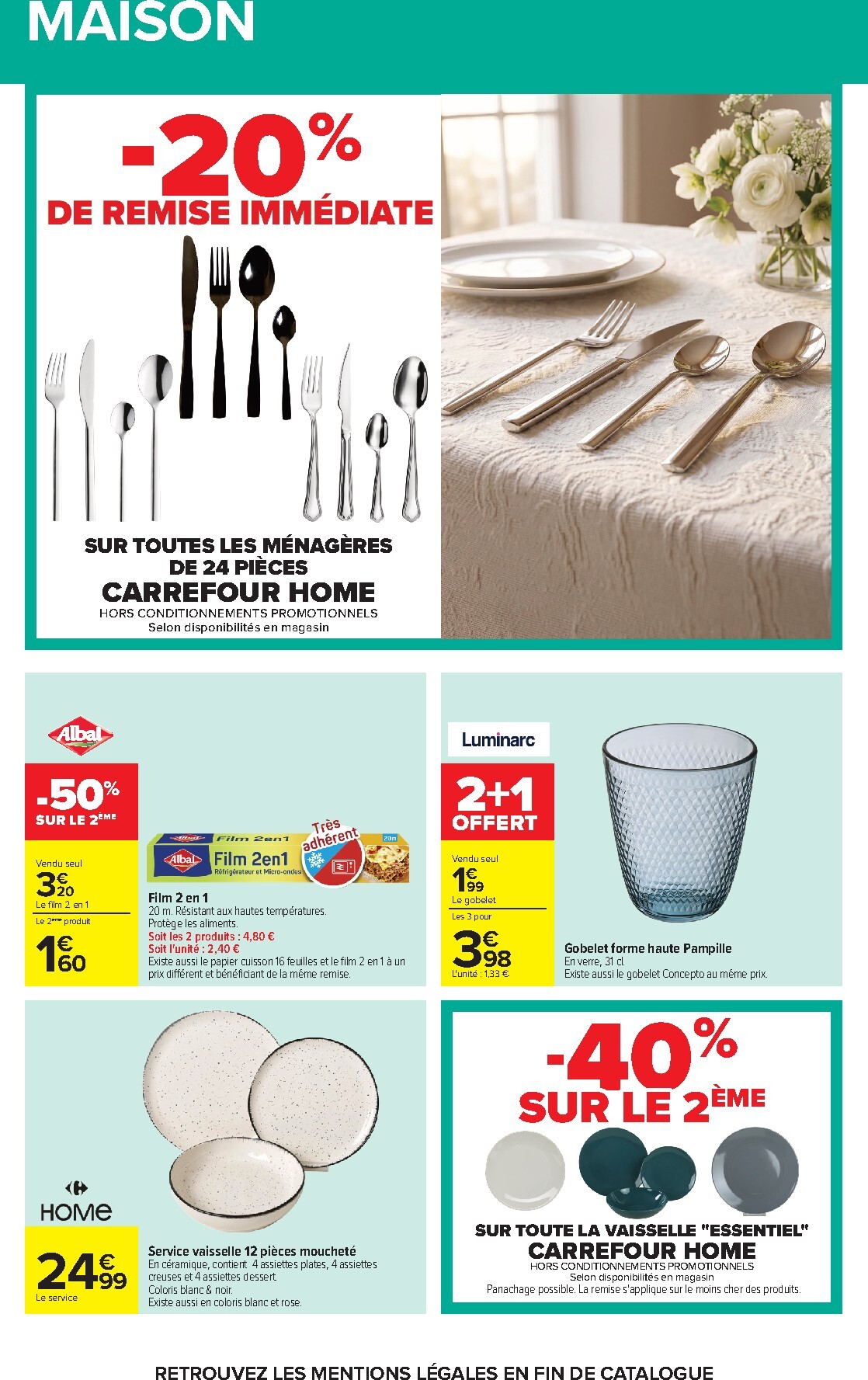 carrefour - Flyer Carrefour pour la semaine prochaine du du lundi 17/08/2026 au du lundi 31/08/2026 - page: 68