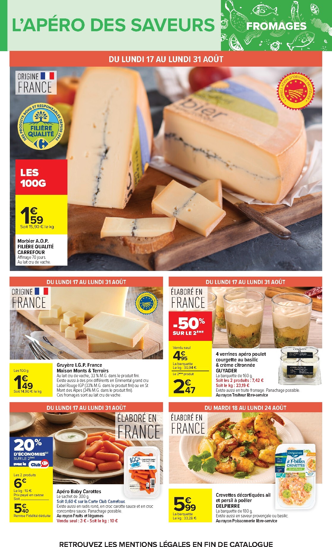 carrefour - Flyer Carrefour pour la semaine prochaine du du lundi 17/08/2026 au du lundi 31/08/2026 - page: 19