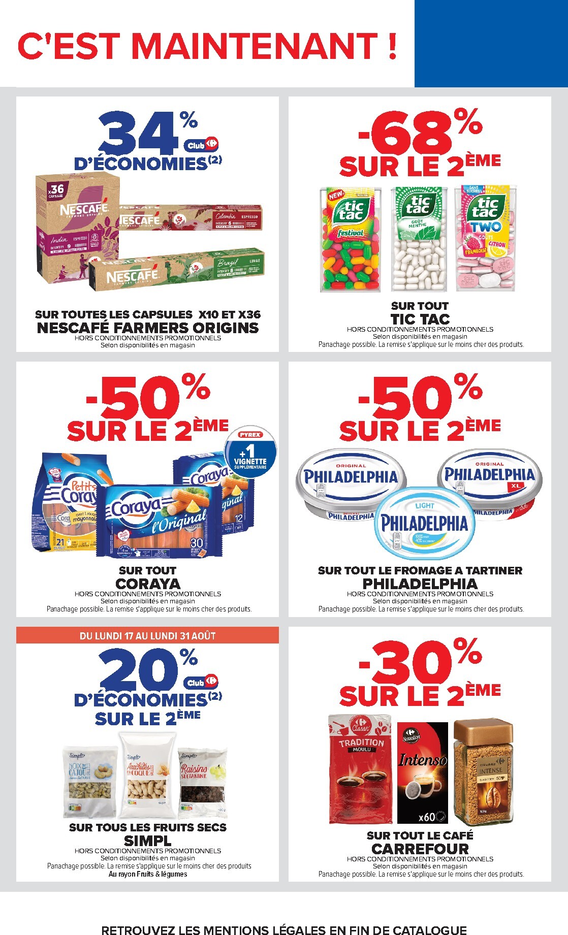 carrefour - Flyer Carrefour pour la semaine prochaine du du lundi 17/08/2026 au du lundi 31/08/2026 - page: 30