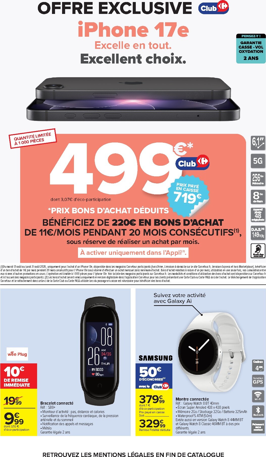 carrefour - Flyer Carrefour pour la semaine prochaine du du lundi 17/08/2026 au du lundi 31/08/2026 - page: 79