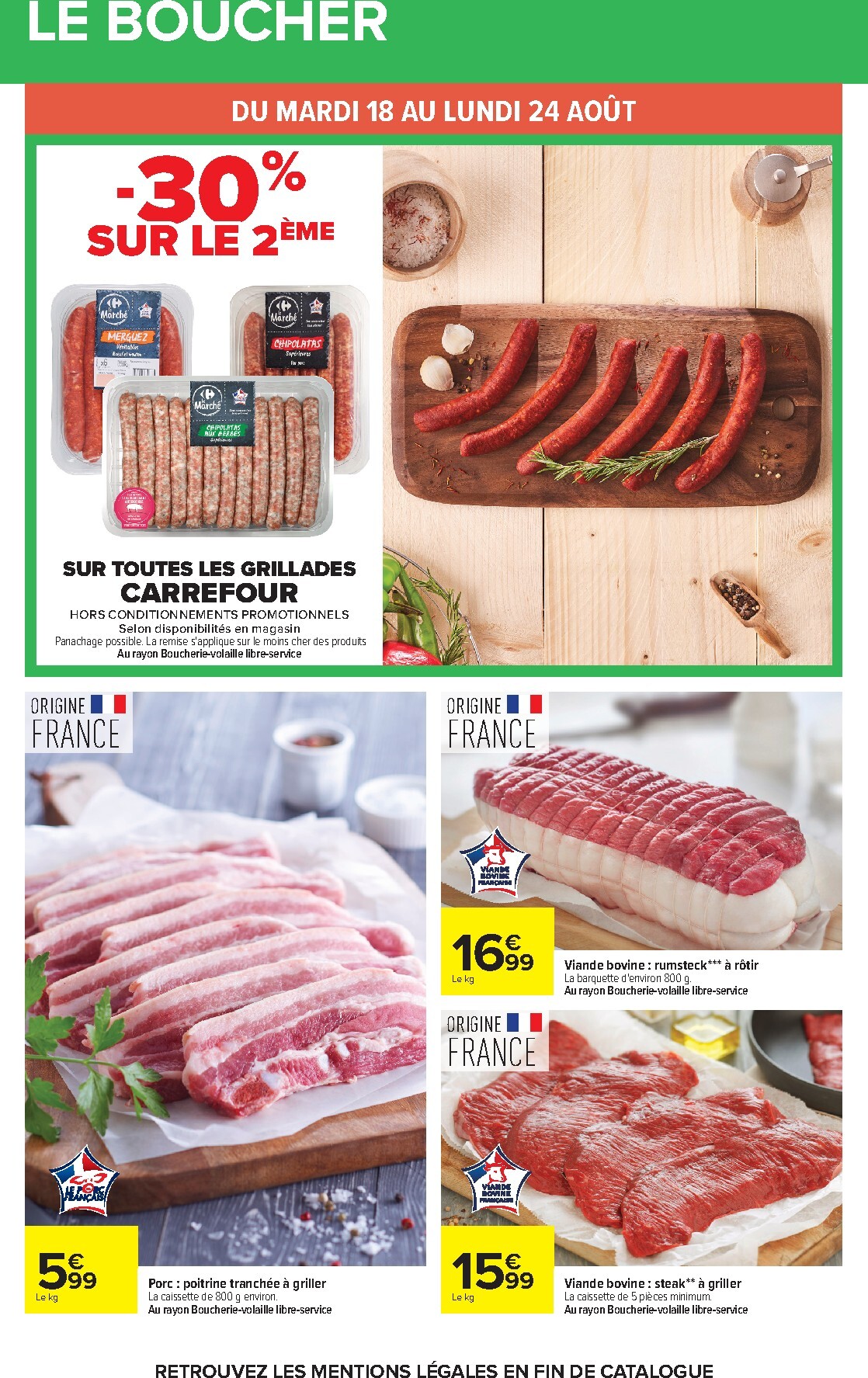 carrefour - Flyer Carrefour pour la semaine prochaine du du lundi 17/08/2026 au du lundi 31/08/2026 - page: 17