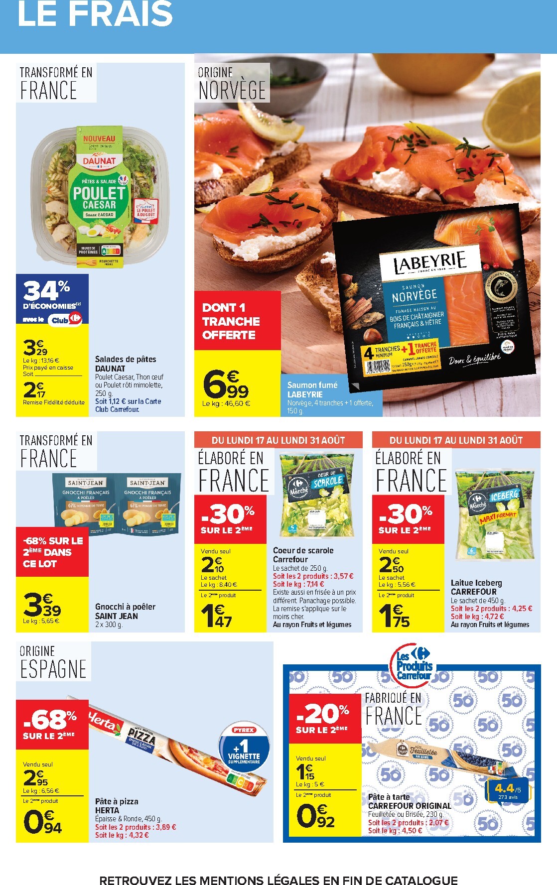 carrefour - Flyer Carrefour pour la semaine prochaine du du lundi 17/08/2026 au du lundi 31/08/2026 - page: 28