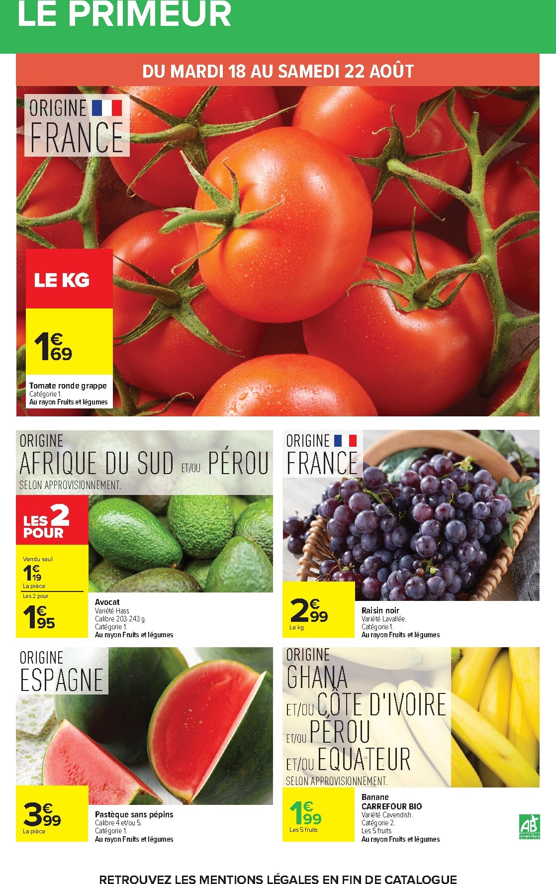 carrefour - Flyer Carrefour pour la semaine prochaine du du lundi 17/08/2026 au du lundi 31/08/2026 - page: 20