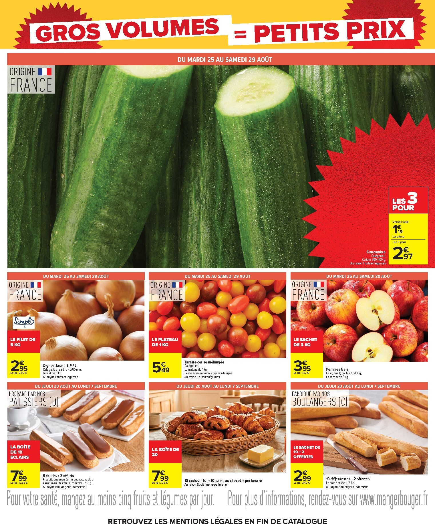 carrefour - Flyer Carrefour - Gros volumes, petits prix pour la semaine prochaine du de jeudi 20/08/2026 au du lundi 07/09/2026 - page: 17