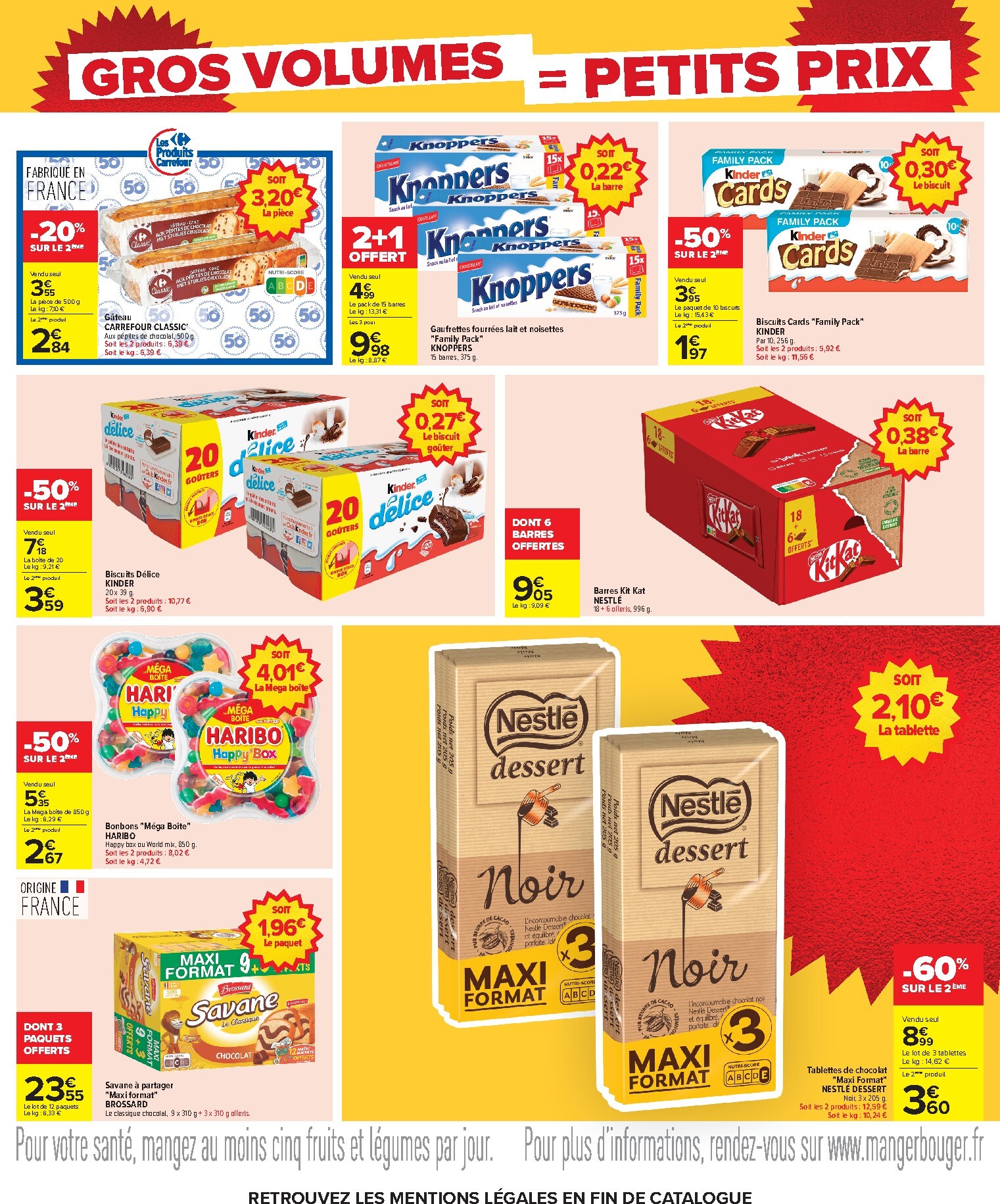 carrefour - Flyer Carrefour - Gros volumes, petits prix pour la semaine prochaine du de jeudi 20/08/2026 au du lundi 07/09/2026 - page: 9